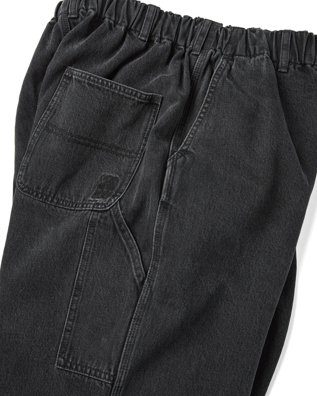 yeseyesee - Comfy Denim Carpenter Pants (Black) product image 4 | TRAB K-Fashion Australia