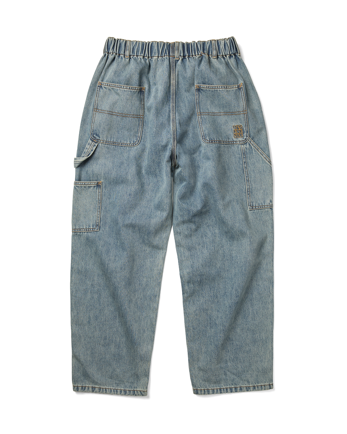 yeseyesee - Comfy Denim Carpenter Pants (Light Indigo) product image 2 | TRAB K-Fashion Australia