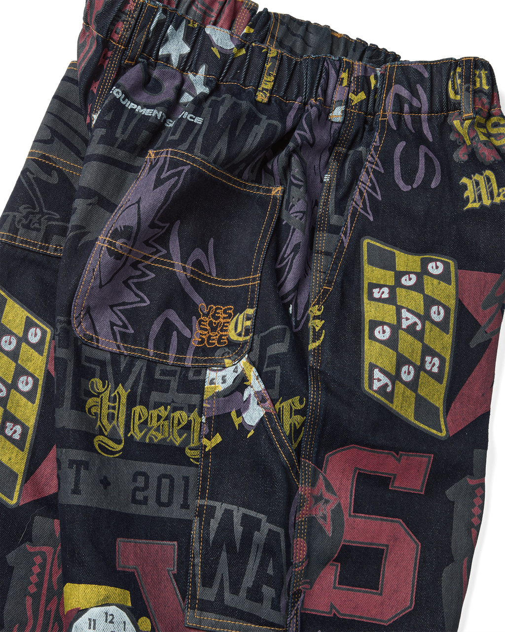 yeseyesee - Comfy Denim Carpenter Pants (Multi) product image 4 | TRAB K-Fashion Australia
