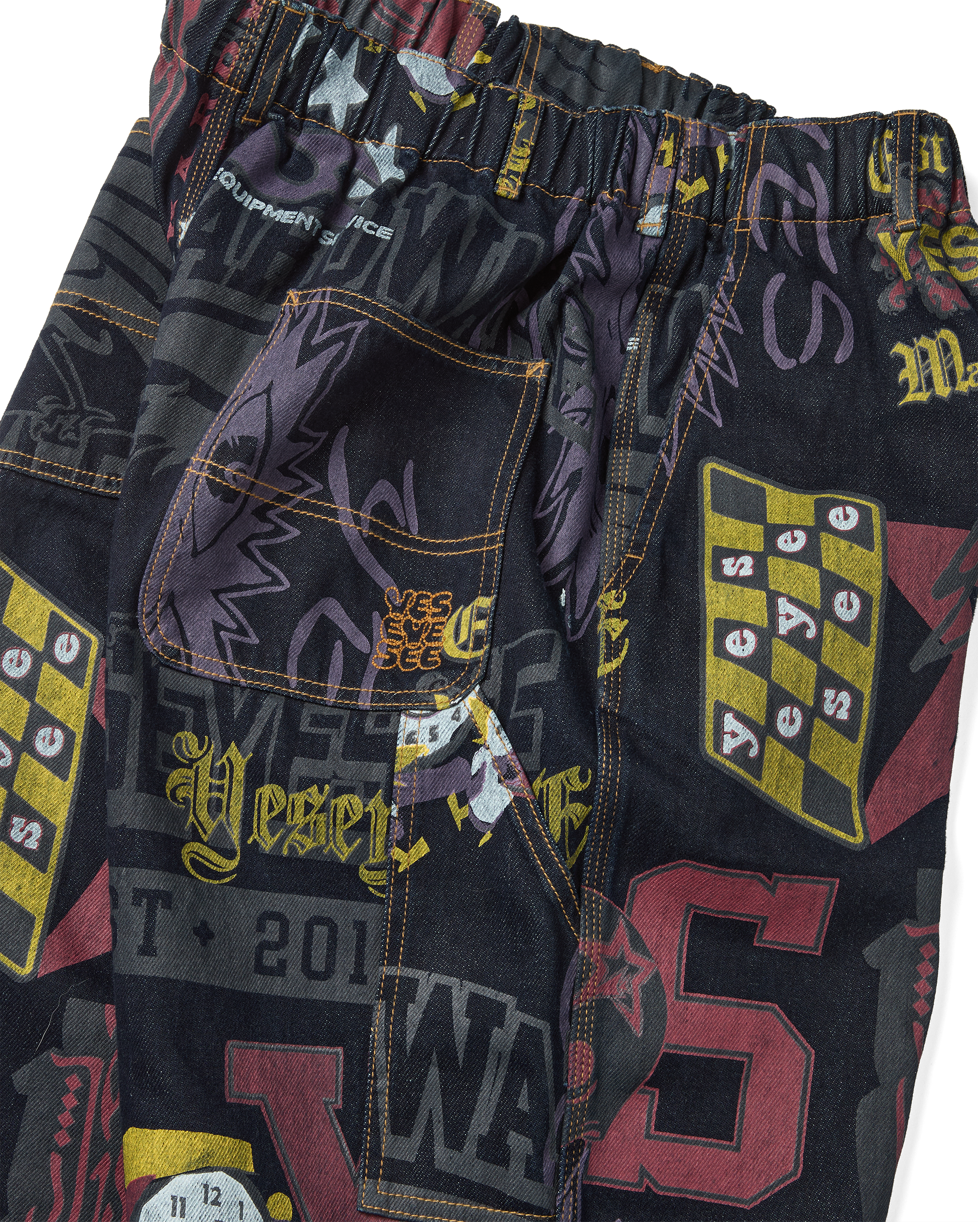 yeseyesee - Comfy Denim Carpenter Pants (Multi) product image 4 | TRAB K-Fashion Australia