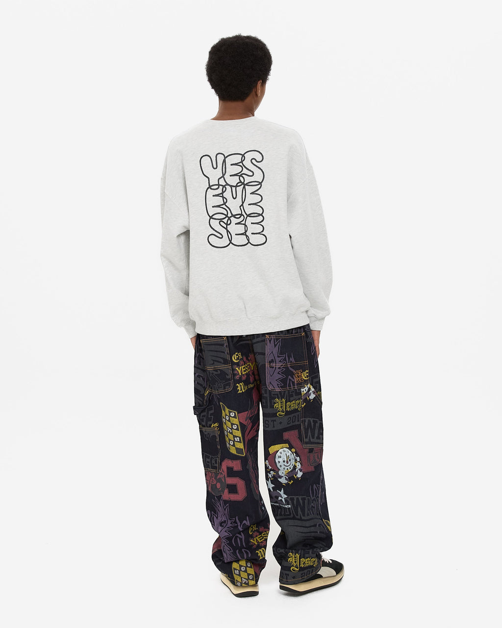 yeseyesee - Comfy Denim Carpenter Pants (Multi) product image 9 | TRAB K-Fashion Australia