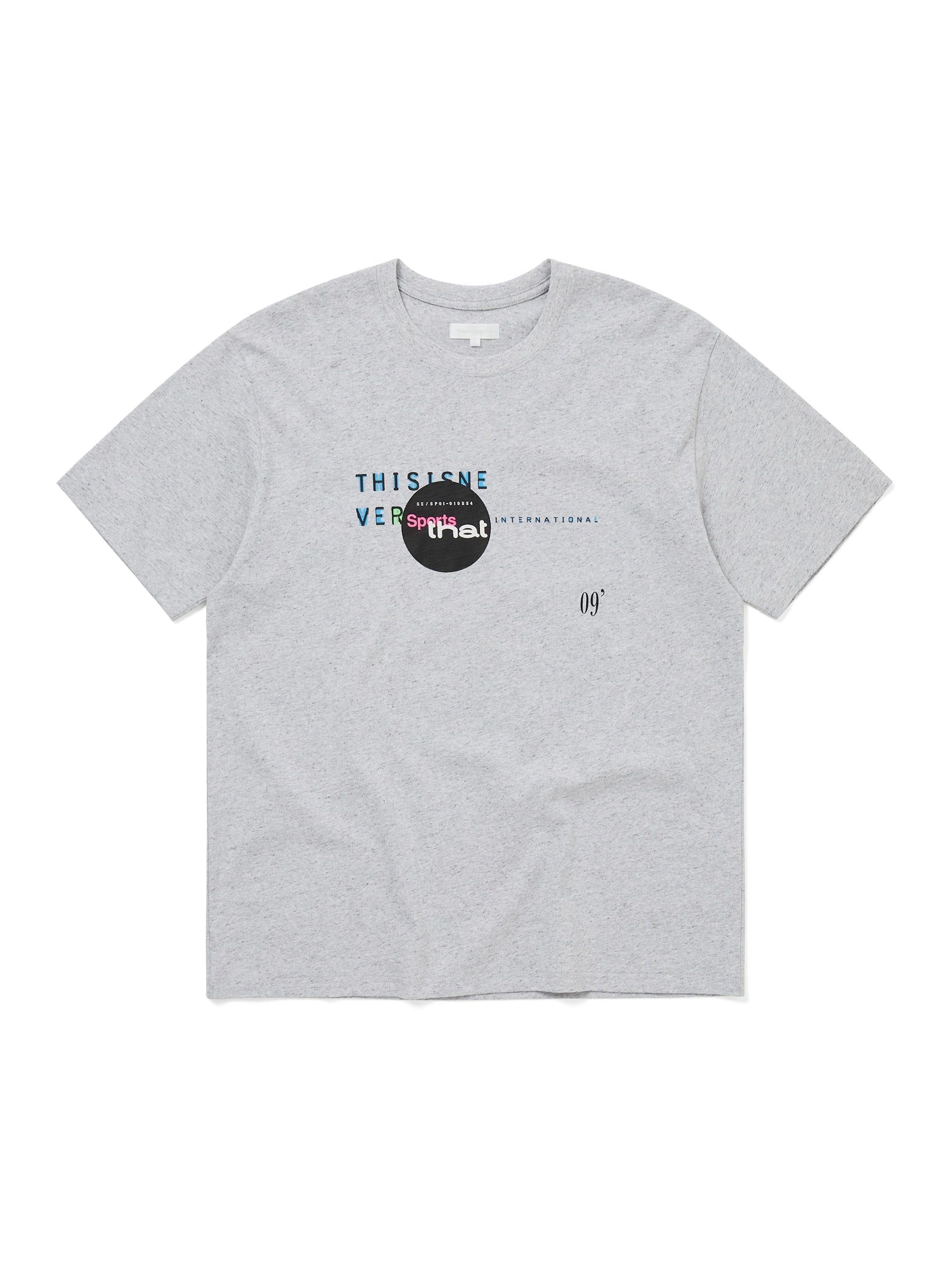thisisneverthat - Composition Tee (Heather Grey) product image 1 | TRAB K-Fashion Australia