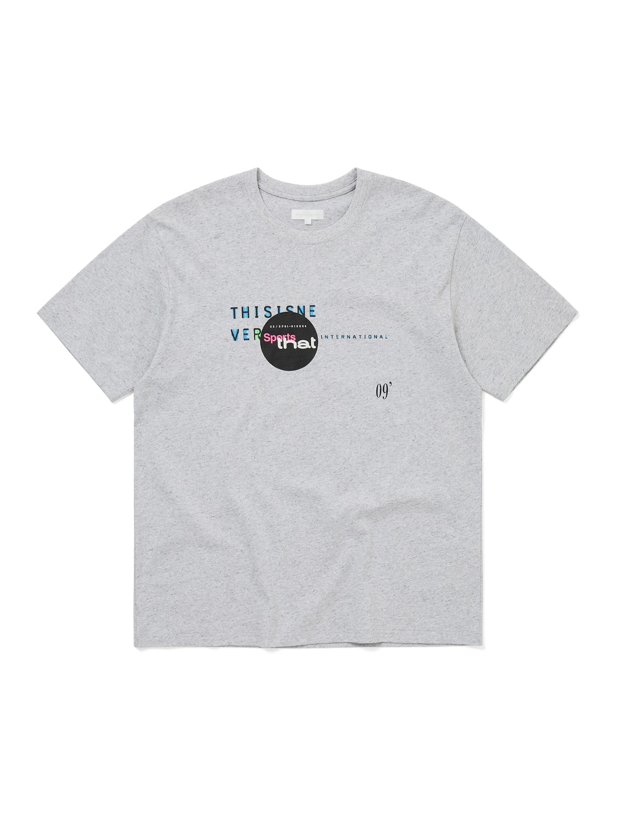 thisisneverthat - Composition Tee (Heather Grey) product image 1 | TRAB K-Fashion Australia