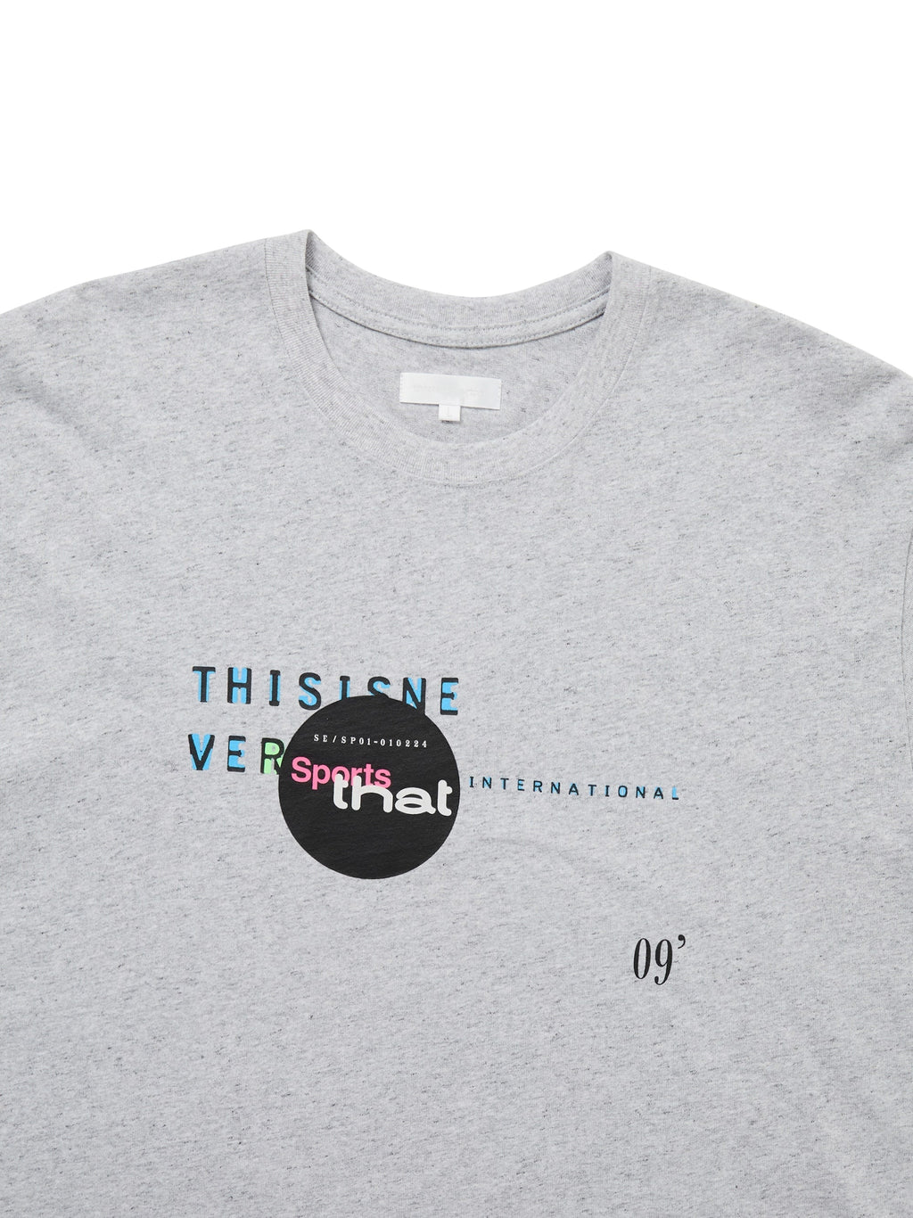 thisisneverthat - Composition Tee (Heather Grey) product image 2 | TRAB K-Fashion Australia