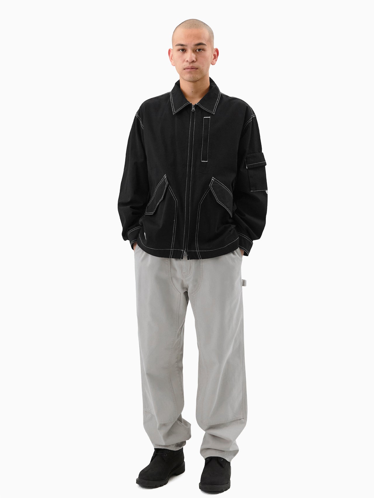 thisisneverthat - Contrast Stitch Jacket (blue) product image 9 | TRAB K-Fashion Australia