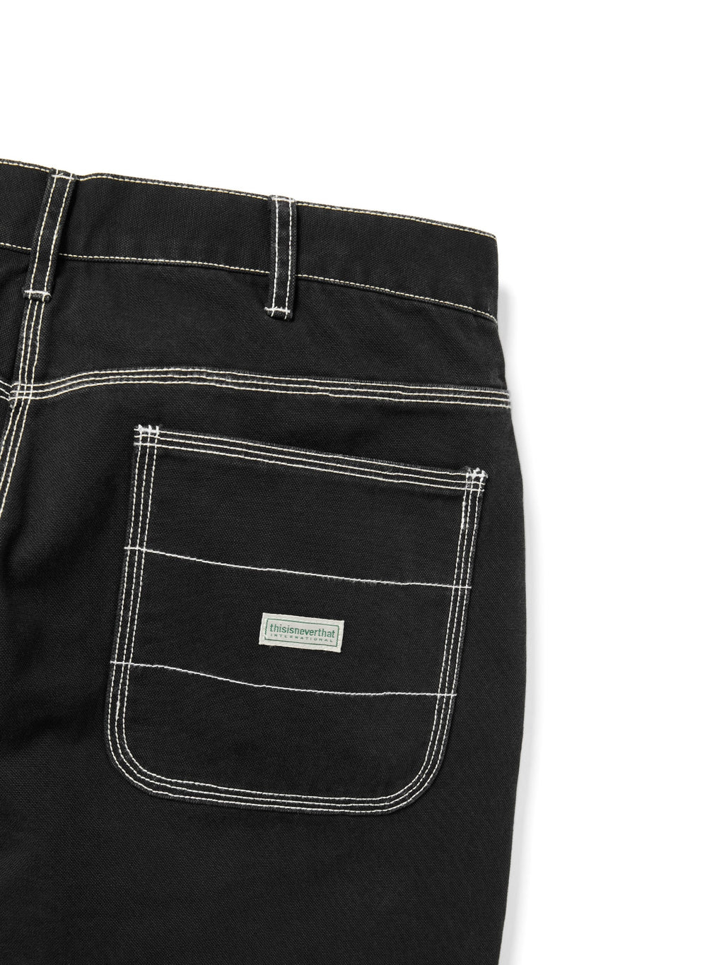thisisneverthat - Contrast Stitch Pant (black) product image 3 | TRAB K-Fashion Australia