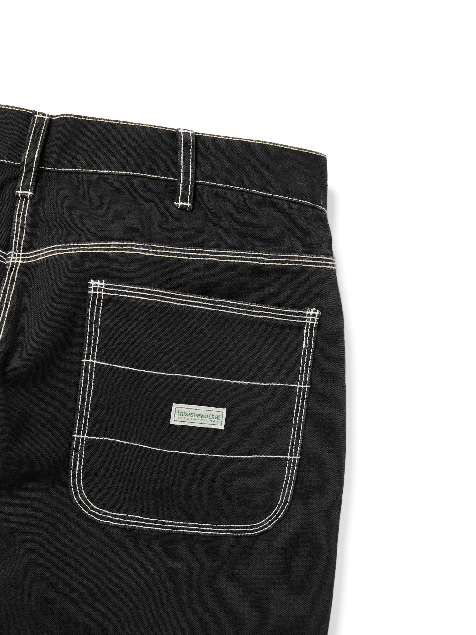 thisisneverthat - Contrast Stitch Pant (black) product image 3 | TRAB K-Fashion Australia