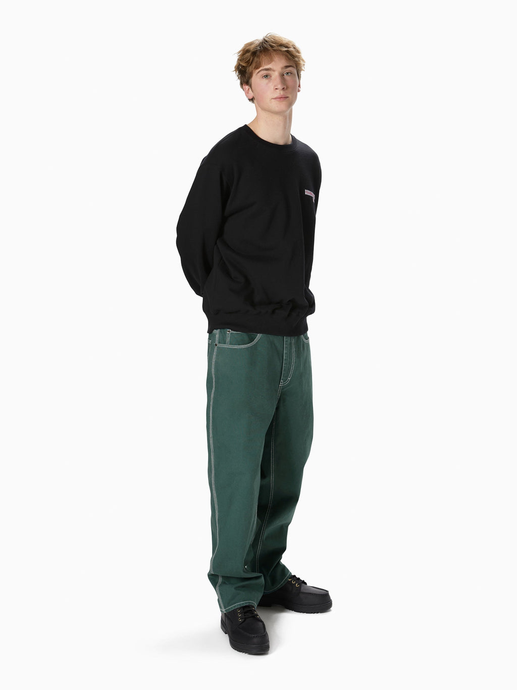 thisisneverthat - Contrast Stitch Pant (green) product image 5 | TRAB K-Fashion Australia