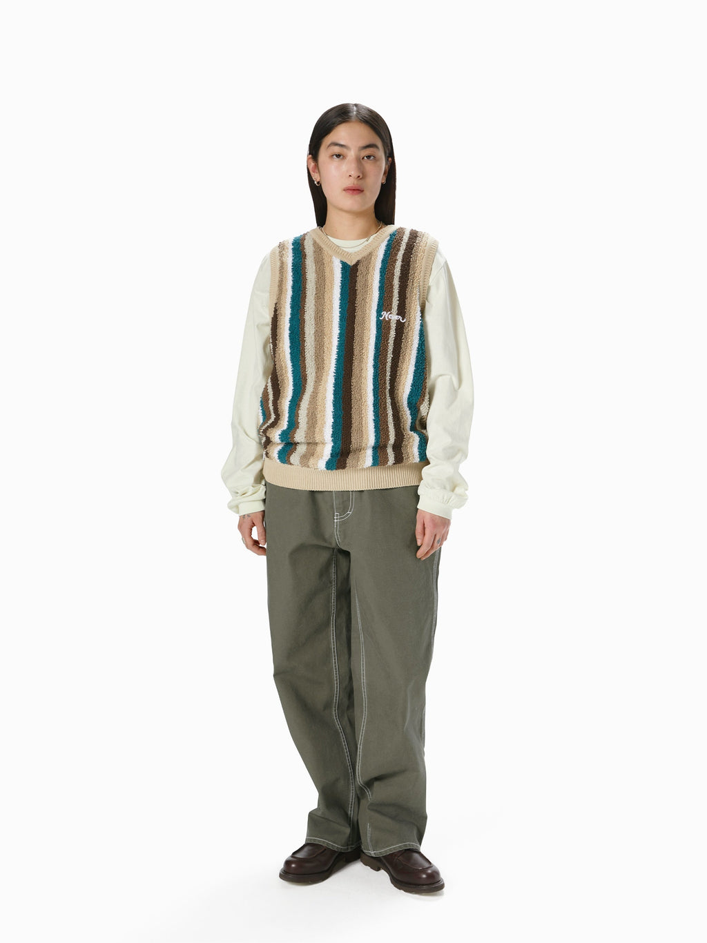 thisisneverthat - Contrast Stitch Pant (olive) product image 6 | TRAB K-Fashion Australia