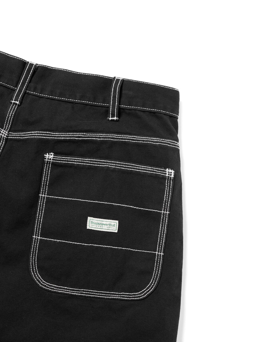 thisisneverthat - Contrast Stitch Short (black) product image 3 | TRAB K-Fashion Australia
