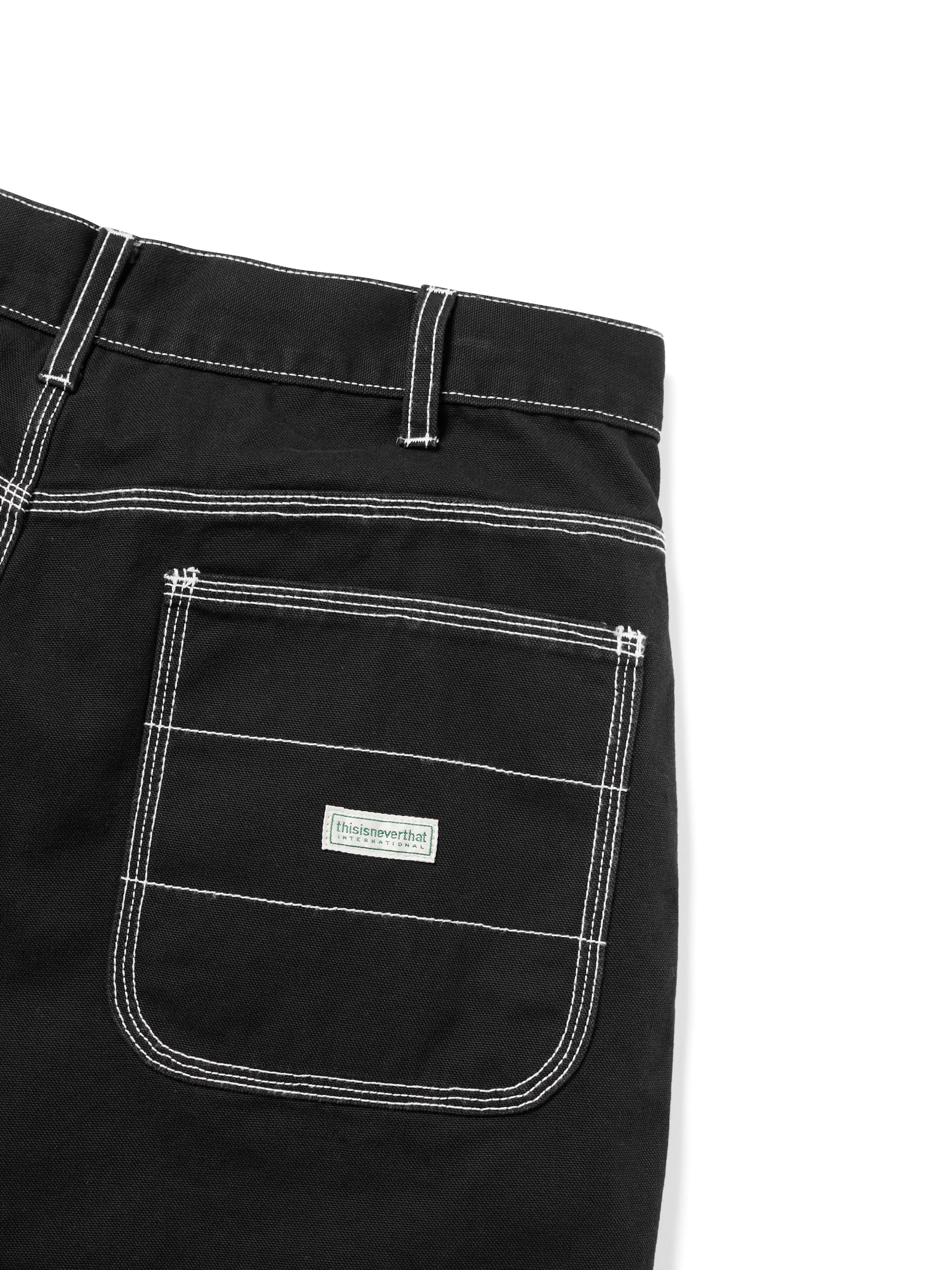 thisisneverthat - Contrast Stitch Short (black) product image 3 | TRAB K-Fashion Australia