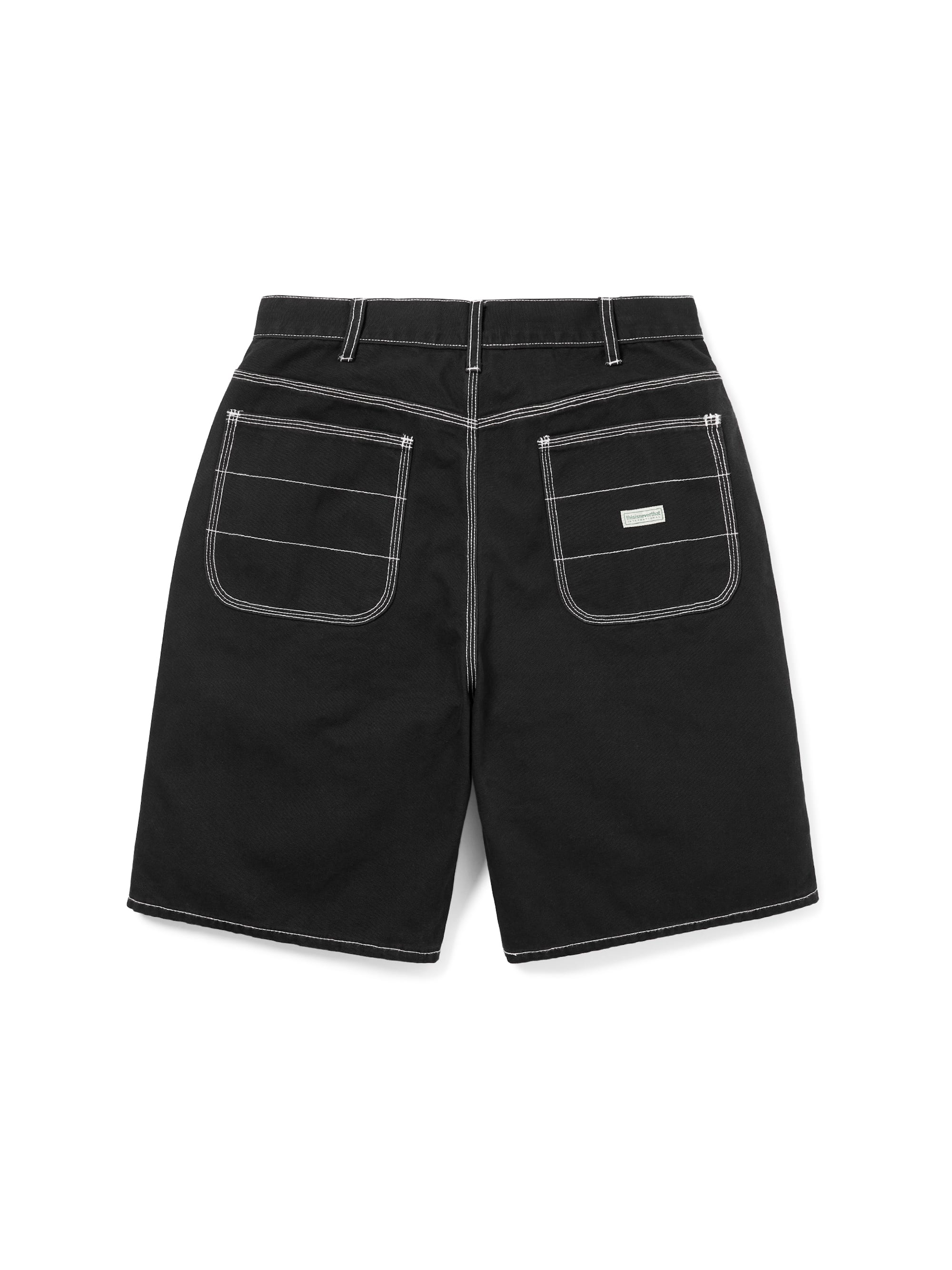 thisisneverthat - Contrast Stitch Short (black) product image 4 | TRAB K-Fashion Australia