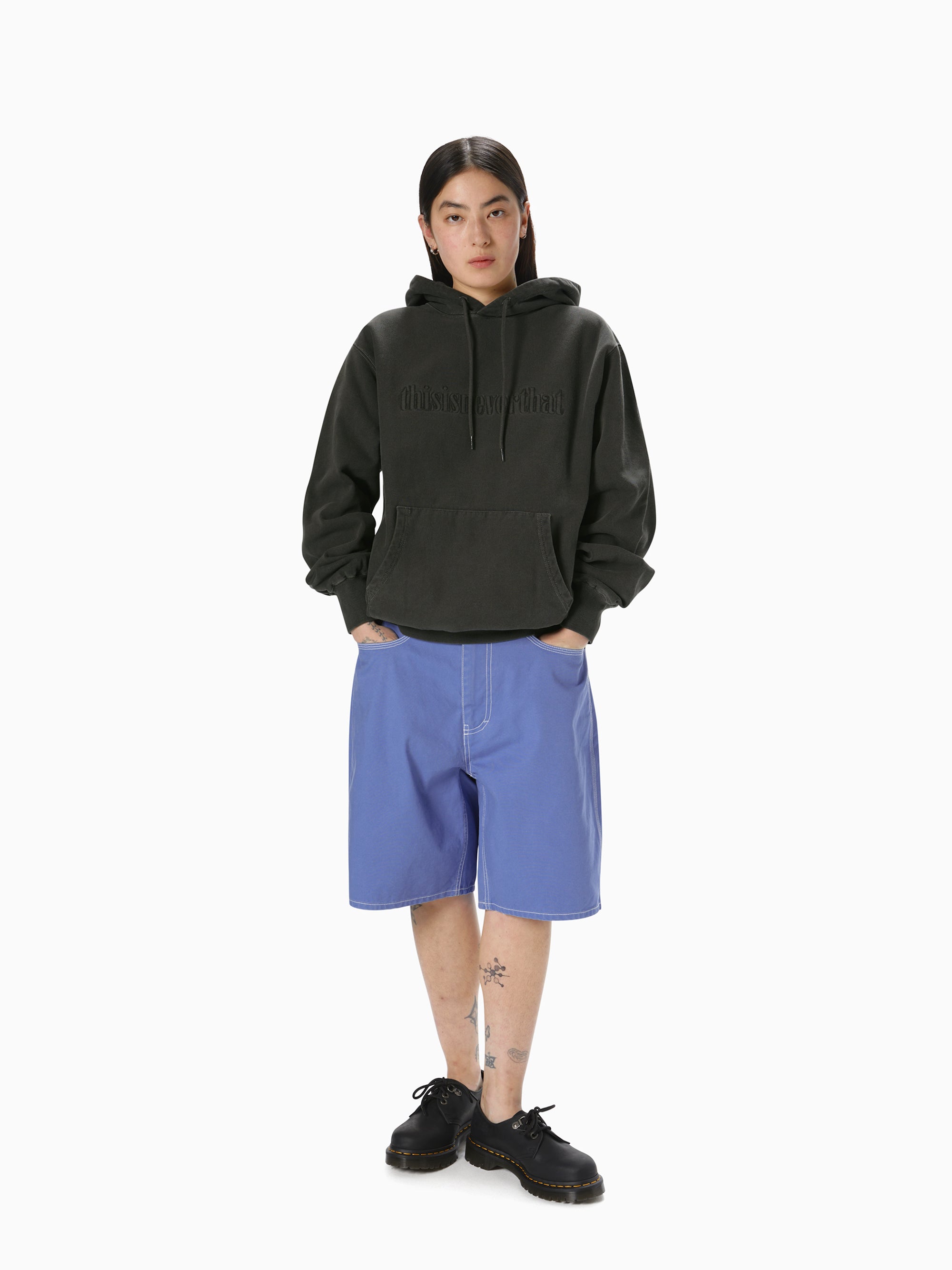 thisisneverthat - Contrast Stitch Short (blue) product image 6 | TRAB K-Fashion Australia
