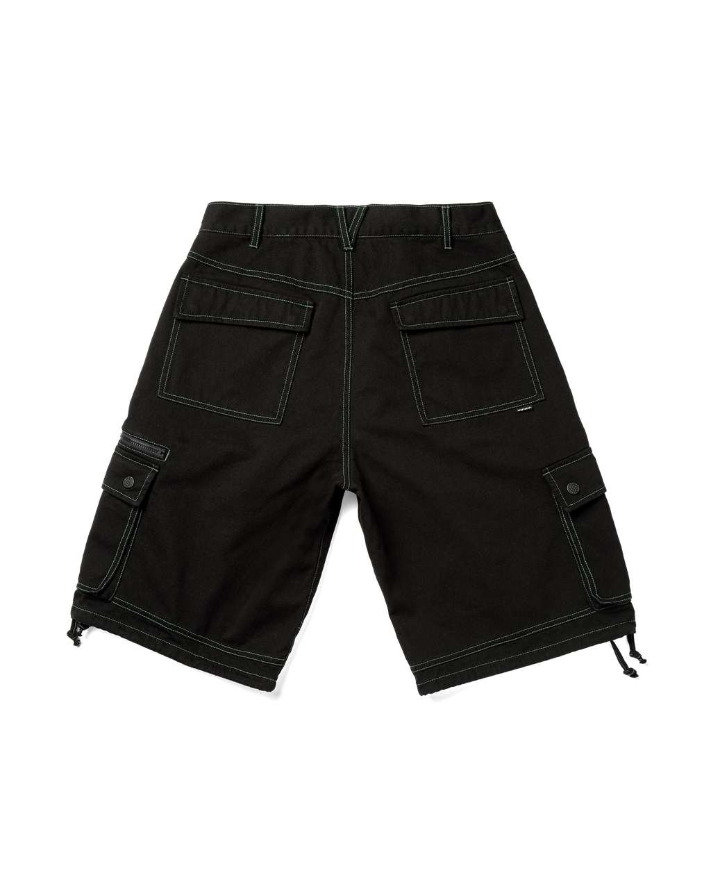 yeseyesee - Contrast Stitch Cargo Shorts (Black) product image 2 | TRAB K-Fashion Australia