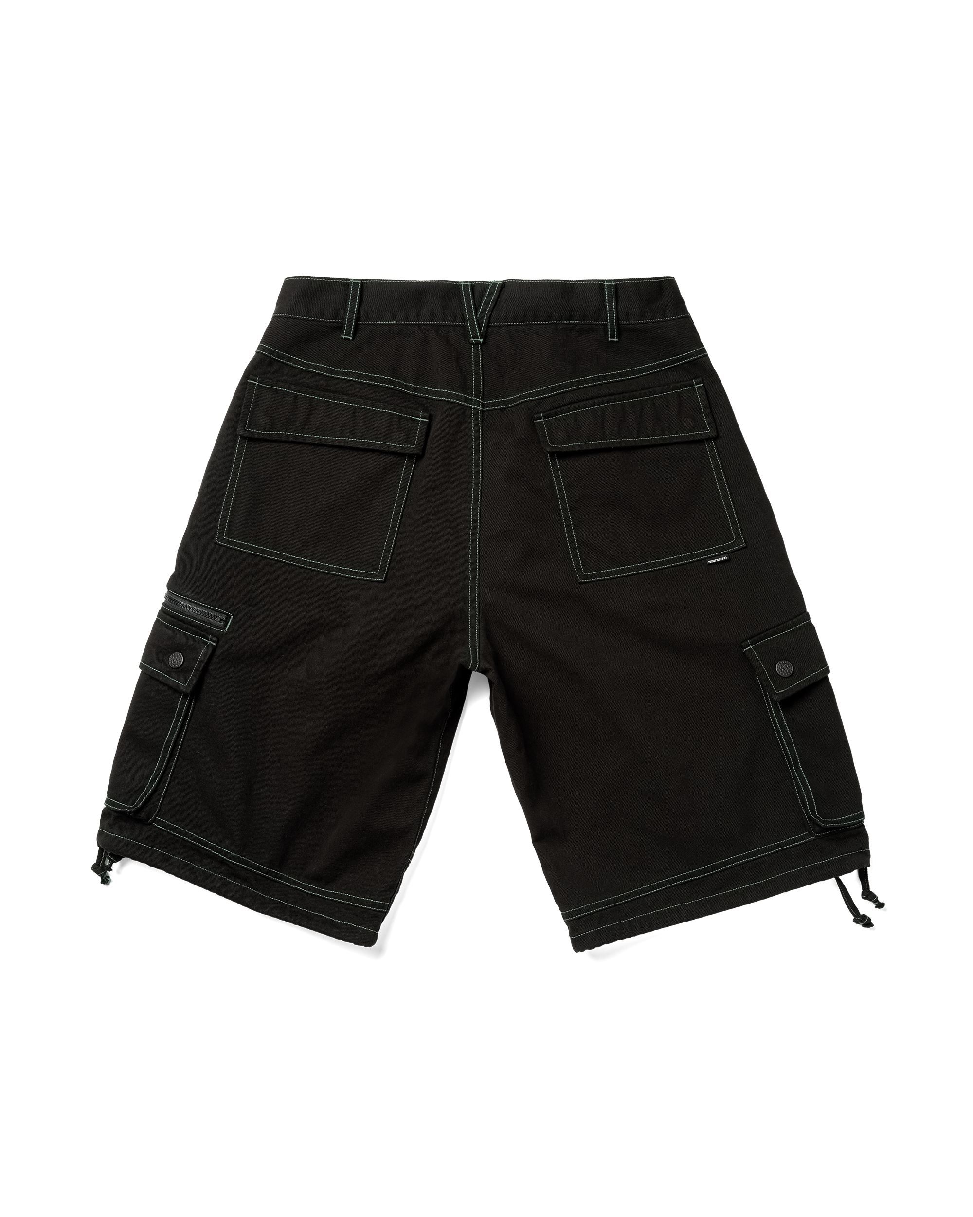 yeseyesee - Contrast Stitch Cargo Shorts (Black) product image 2 | TRAB K-Fashion Australia