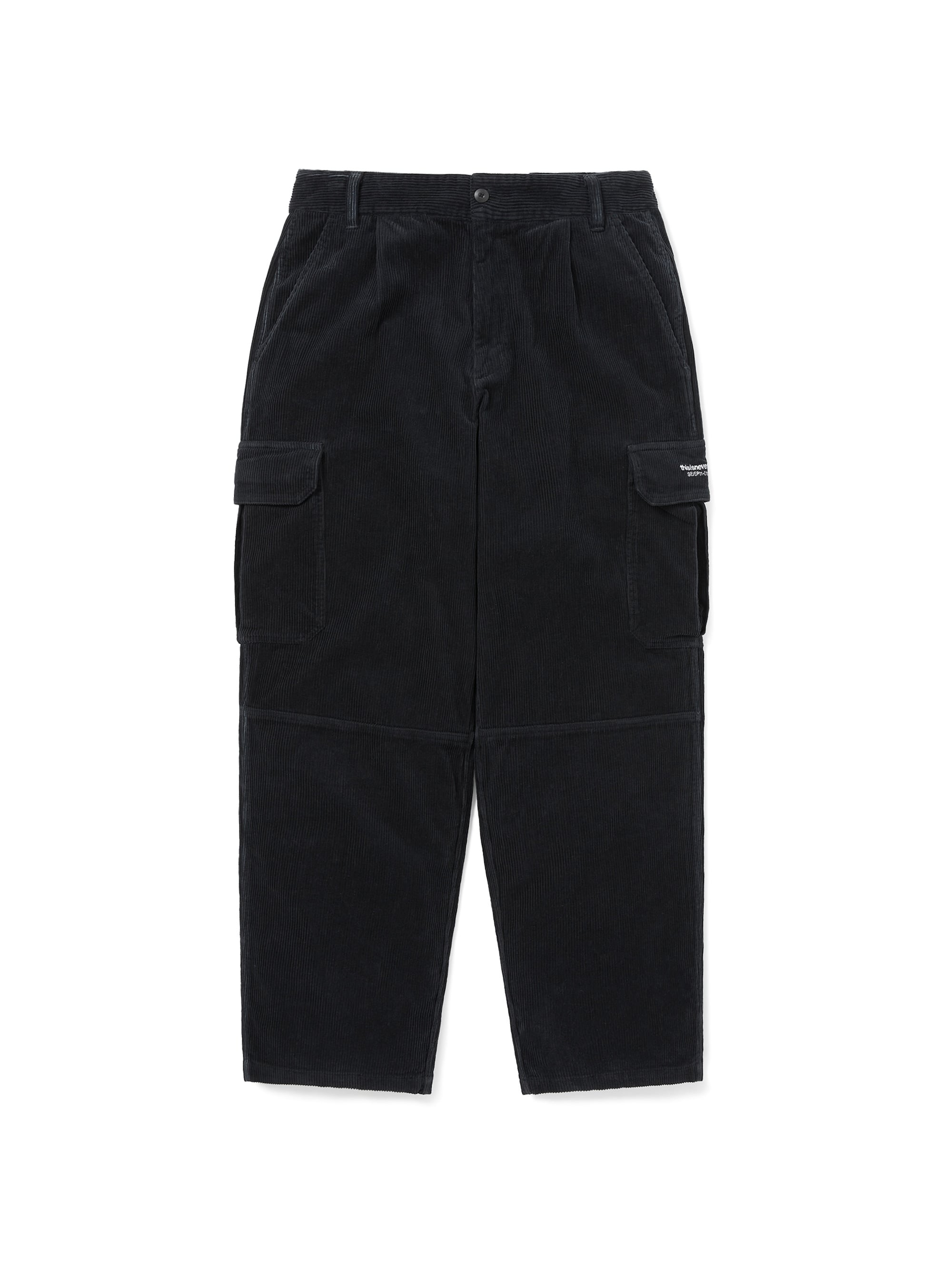 thisisneverthat - Corduroy Cargo Pant (black) product image 1 | TRAB K-Fashion Australia