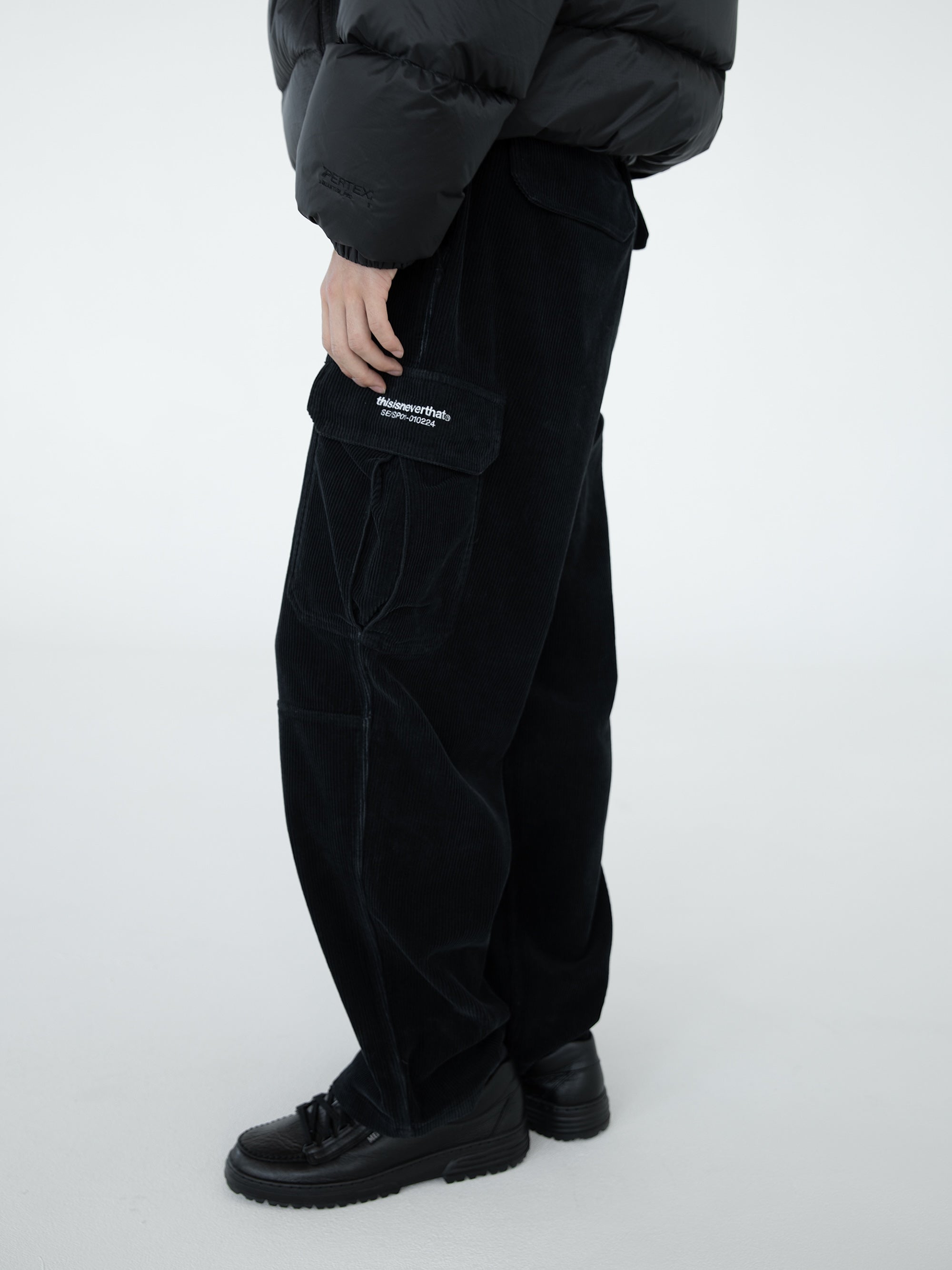 thisisneverthat - Corduroy Cargo Pant (black) product image 9 | TRAB K-Fashion Australia