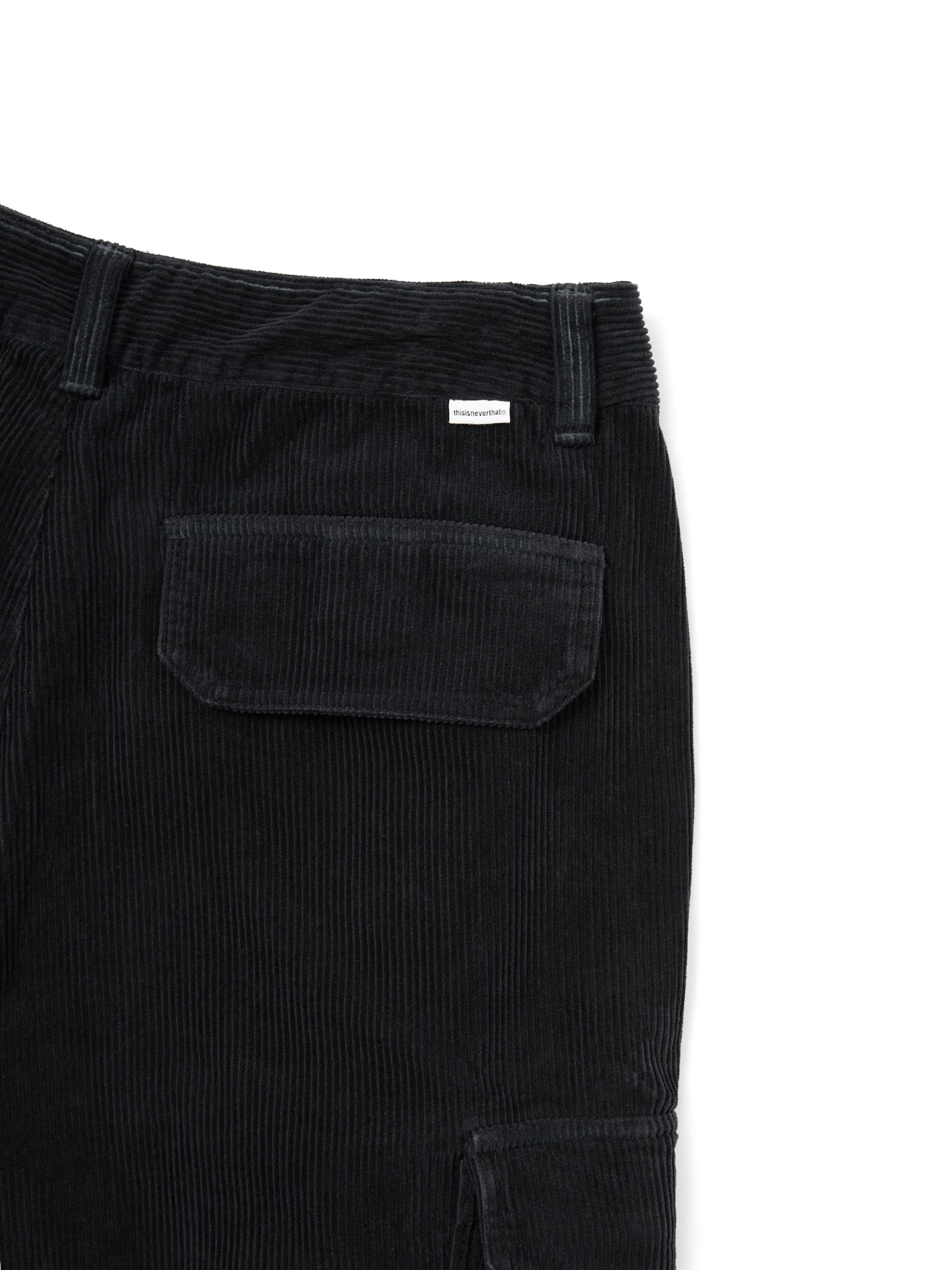 thisisneverthat - Corduroy Cargo Pant (black) product image 3 | TRAB K-Fashion Australia