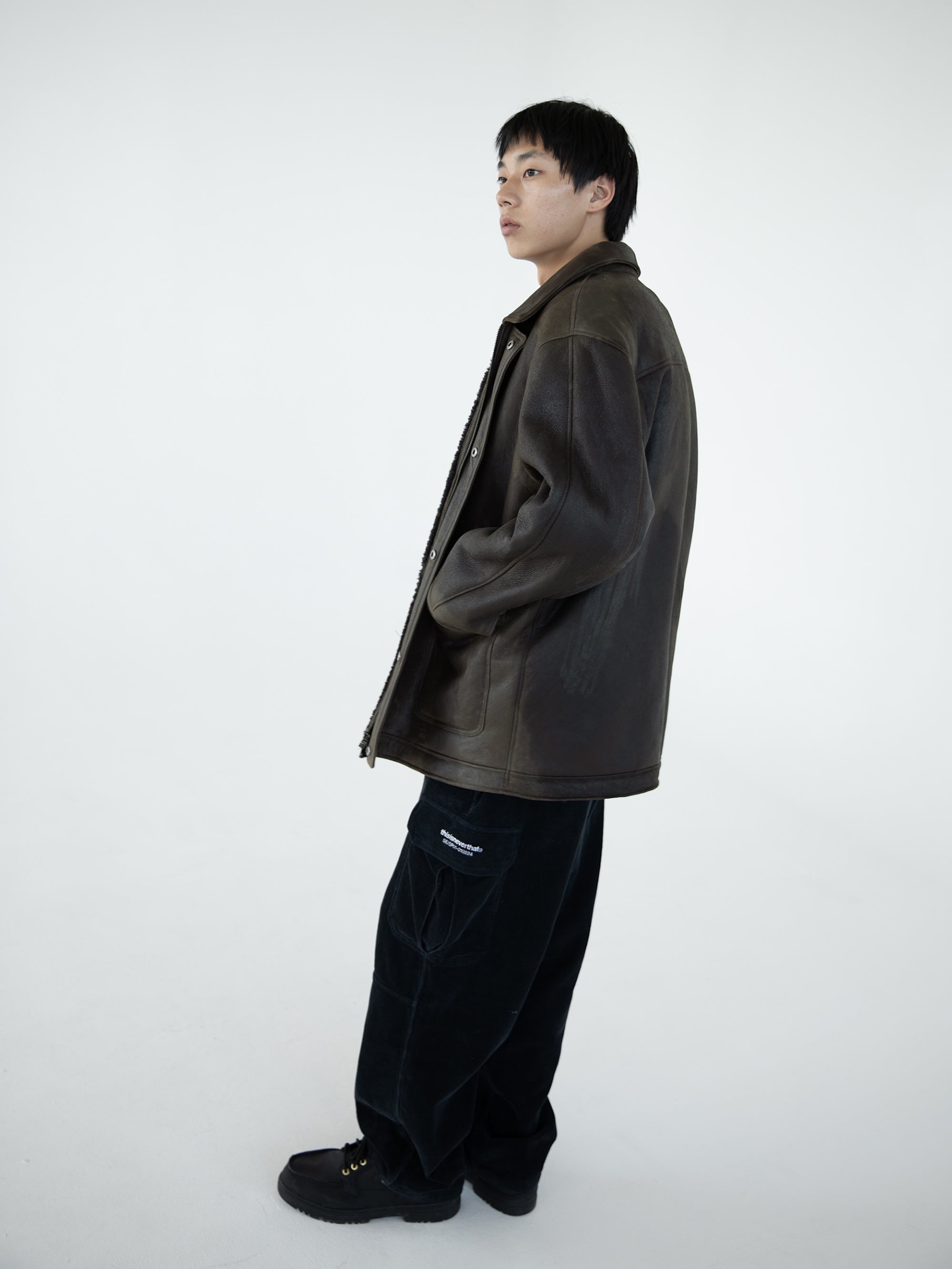 thisisneverthat - Corduroy Cargo Pant (black) product image 7 | TRAB K-Fashion Australia