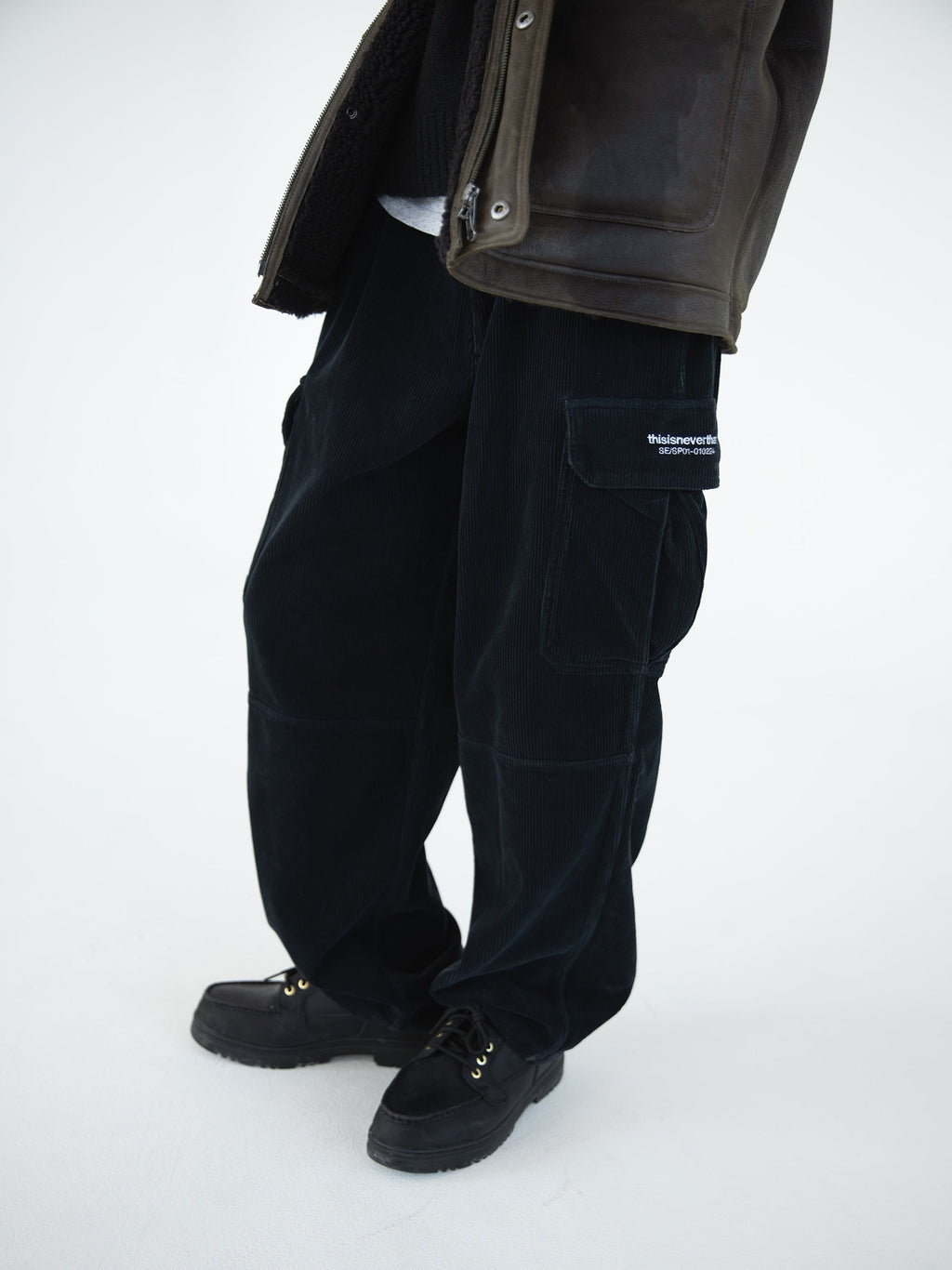 thisisneverthat - Corduroy Cargo Pant (black) product image 8 | TRAB K-Fashion Australia