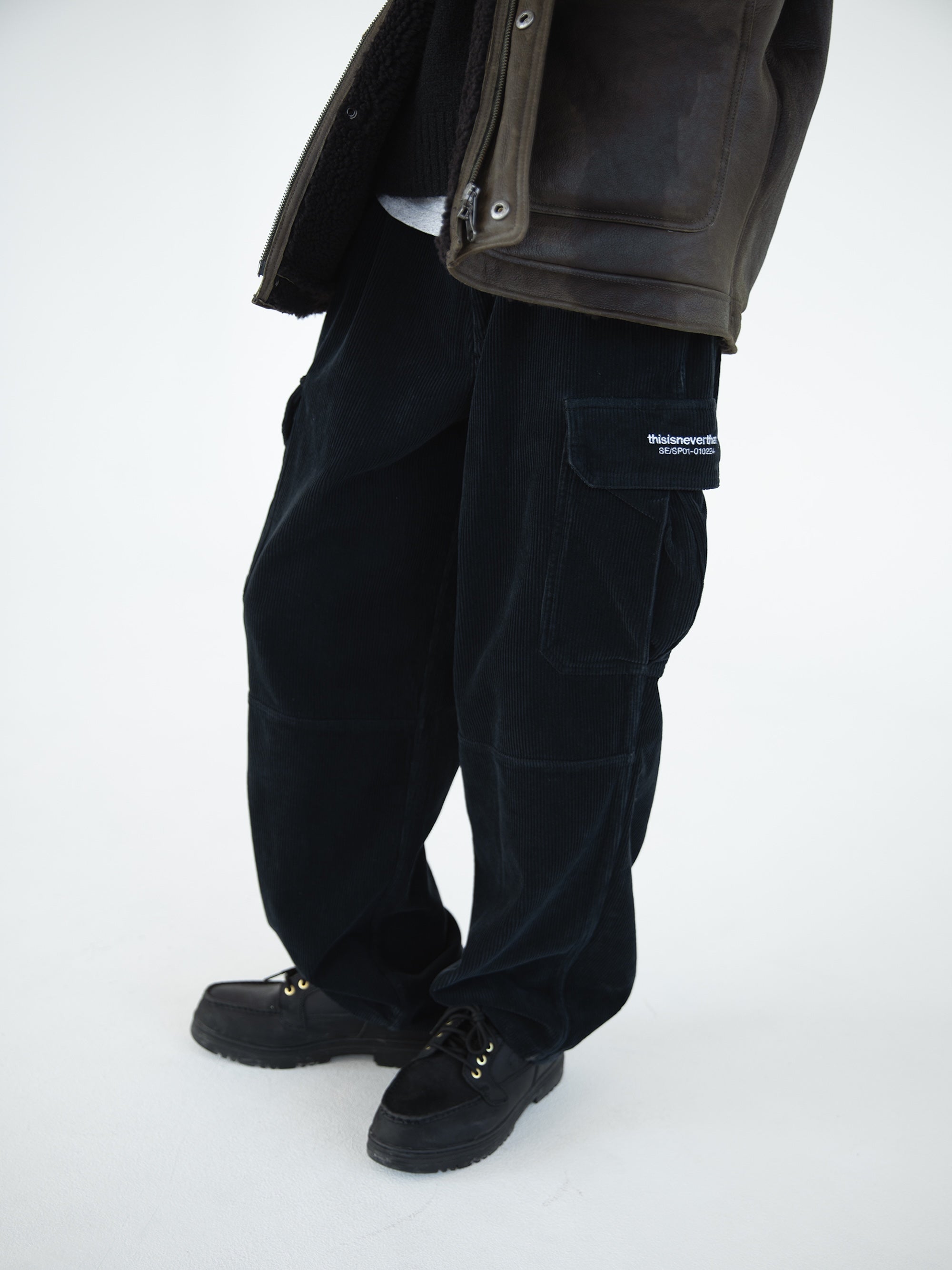 thisisneverthat - Corduroy Cargo Pant (black) product image 8 | TRAB K-Fashion Australia