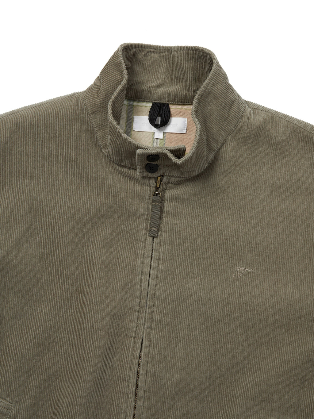 thisisneverthat - Corduroy Harrington Jacket (Olive Drab) product image 2 | TRAB K-Fashion Australia