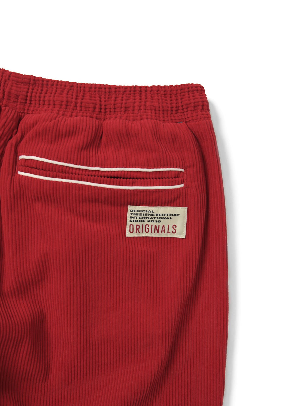 thisisneverthat - Corduroy Track Pant (Red) product image 6 | TRAB K-Fashion Australia