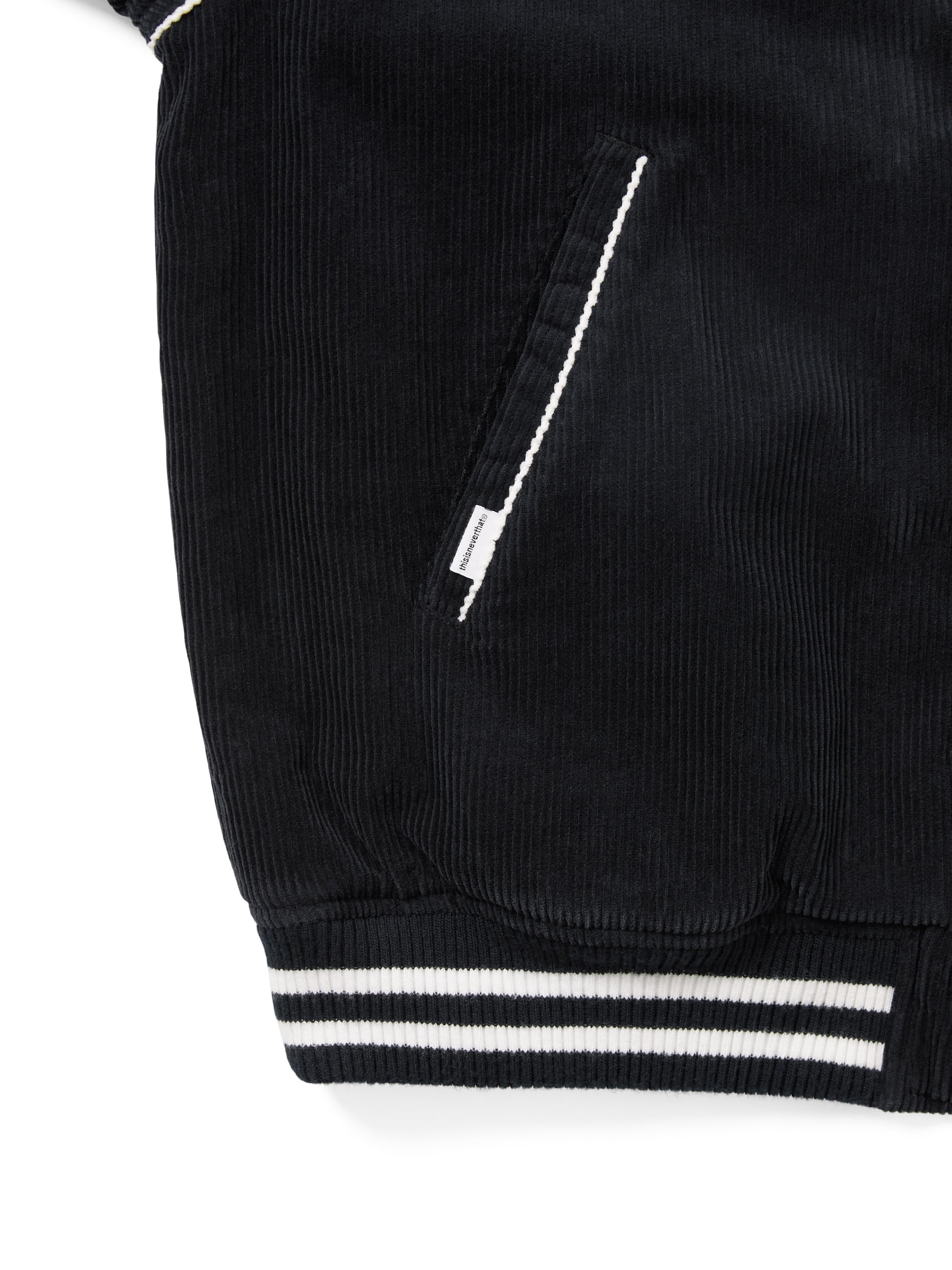 thisisneverthat - Corduroy Varsity Jacket (stone) product image 3 | TRAB K-Fashion Australia