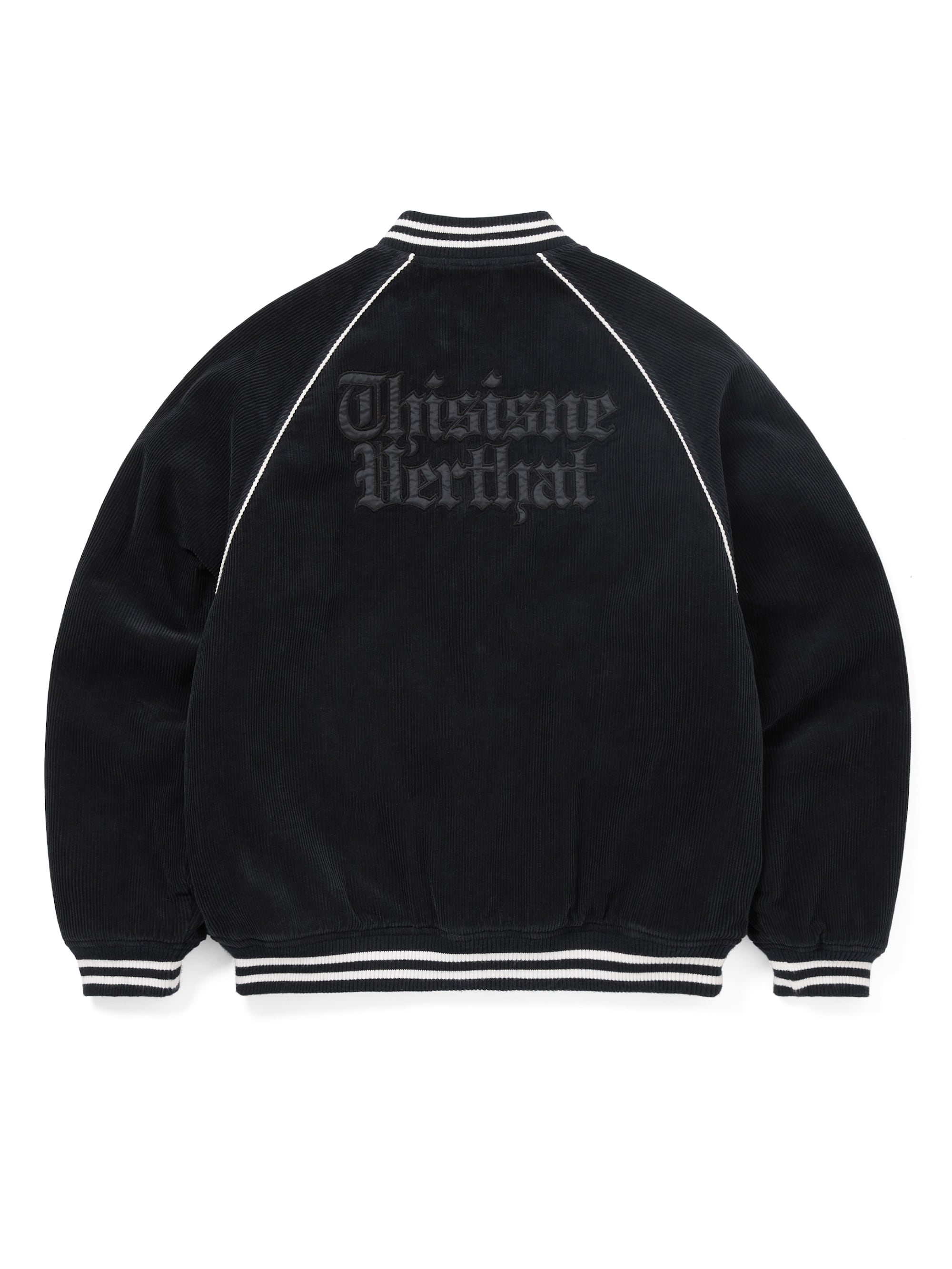 thisisneverthat - Corduroy Varsity Jacket (stone) product image 5 | TRAB K-Fashion Australia