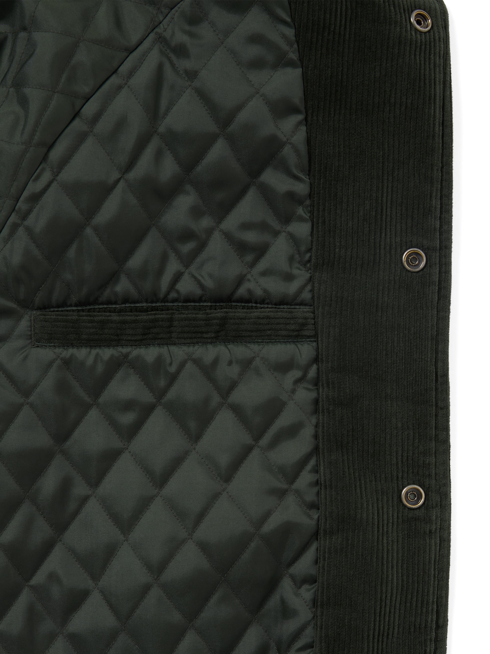 thisisneverthat - Corduroy Varsity Jacket (green) product image 4 | TRAB K-Fashion Australia