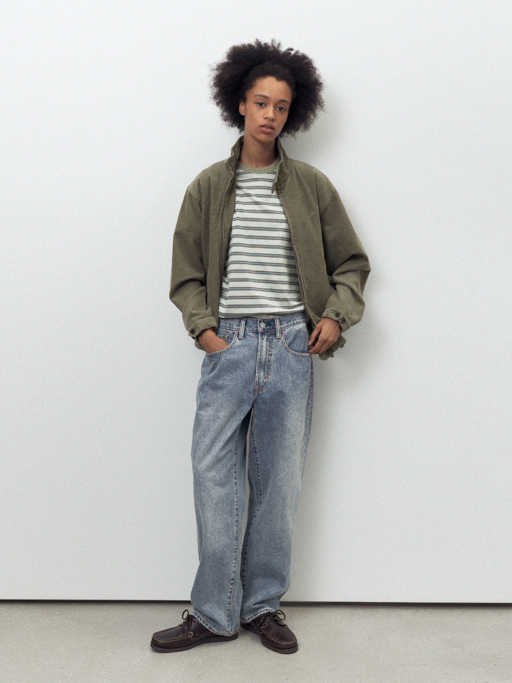 thisisneverthat - Corduroy Harrington Jacket (Olive Drab) product image 5 | TRAB K-Fashion Australia