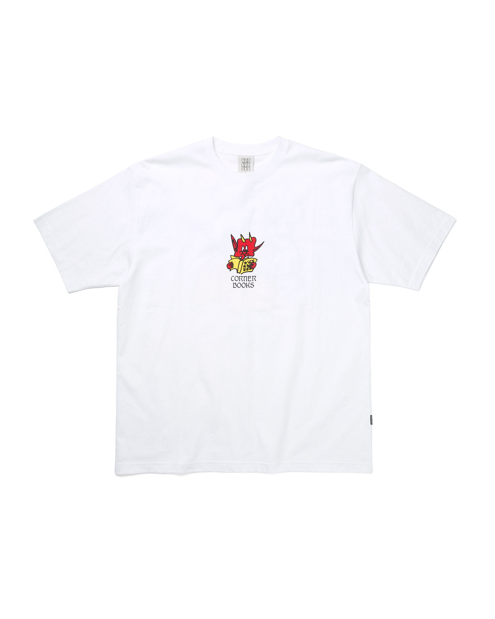yeseyesee - Corner Evil Tee (White) product image 1 | TRAB K-Fashion Australia