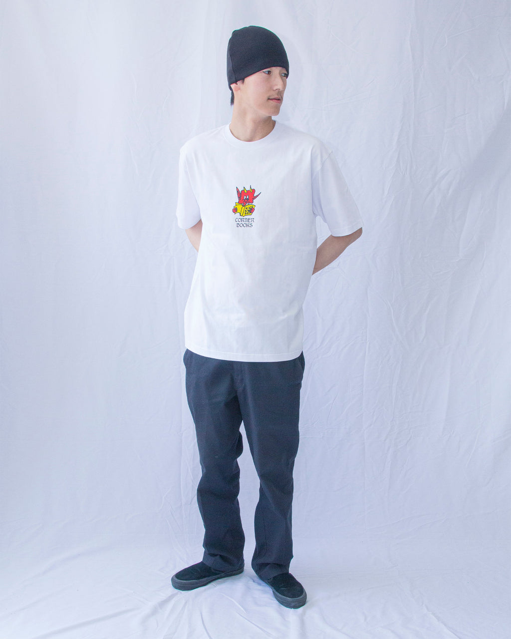 yeseyesee - Corner Evil Tee (White) product image 7 | TRAB K-Fashion Australia
