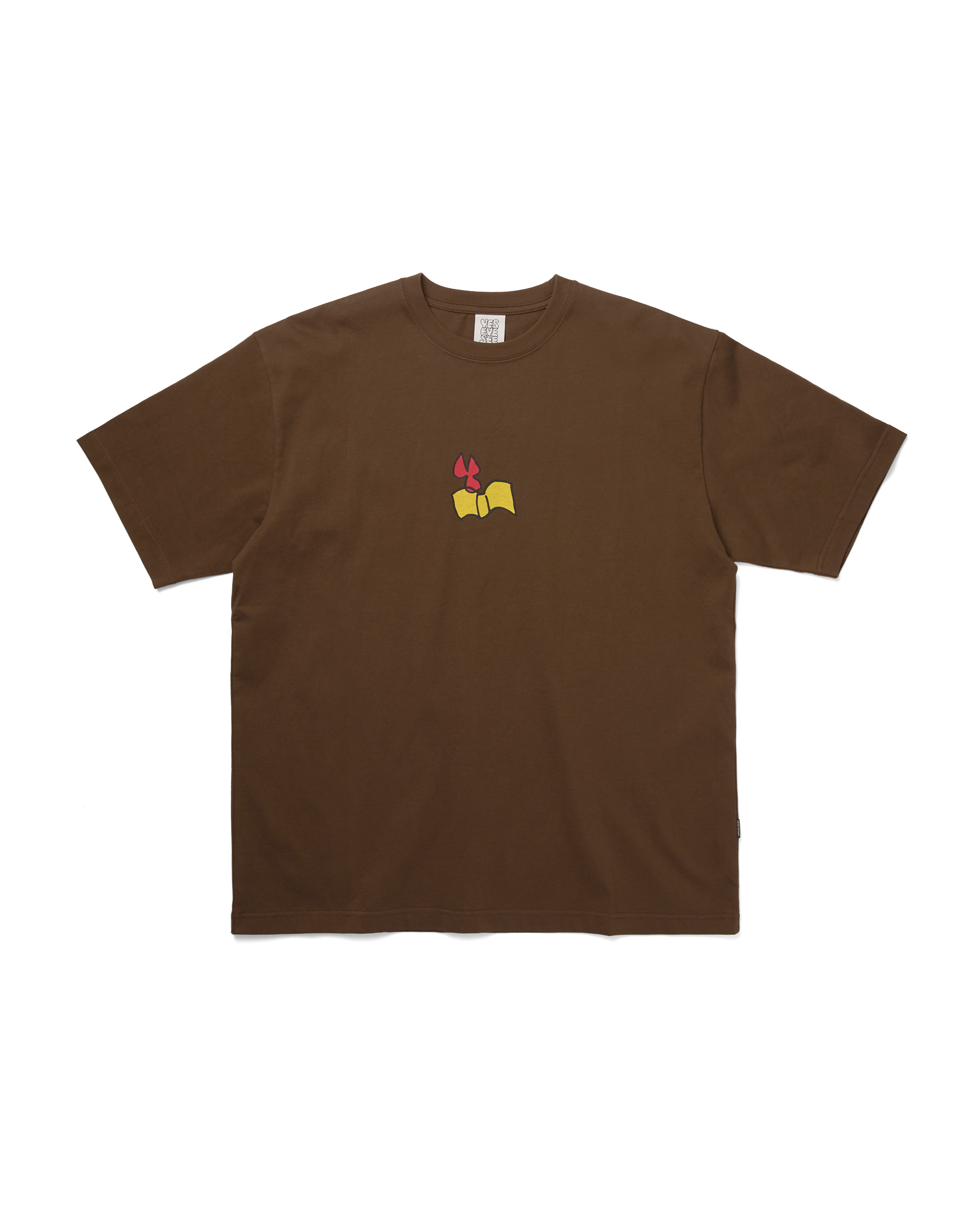 yeseyesee - Corner Reader Tee (Brown) product image 1 | TRAB K-Fashion Australia