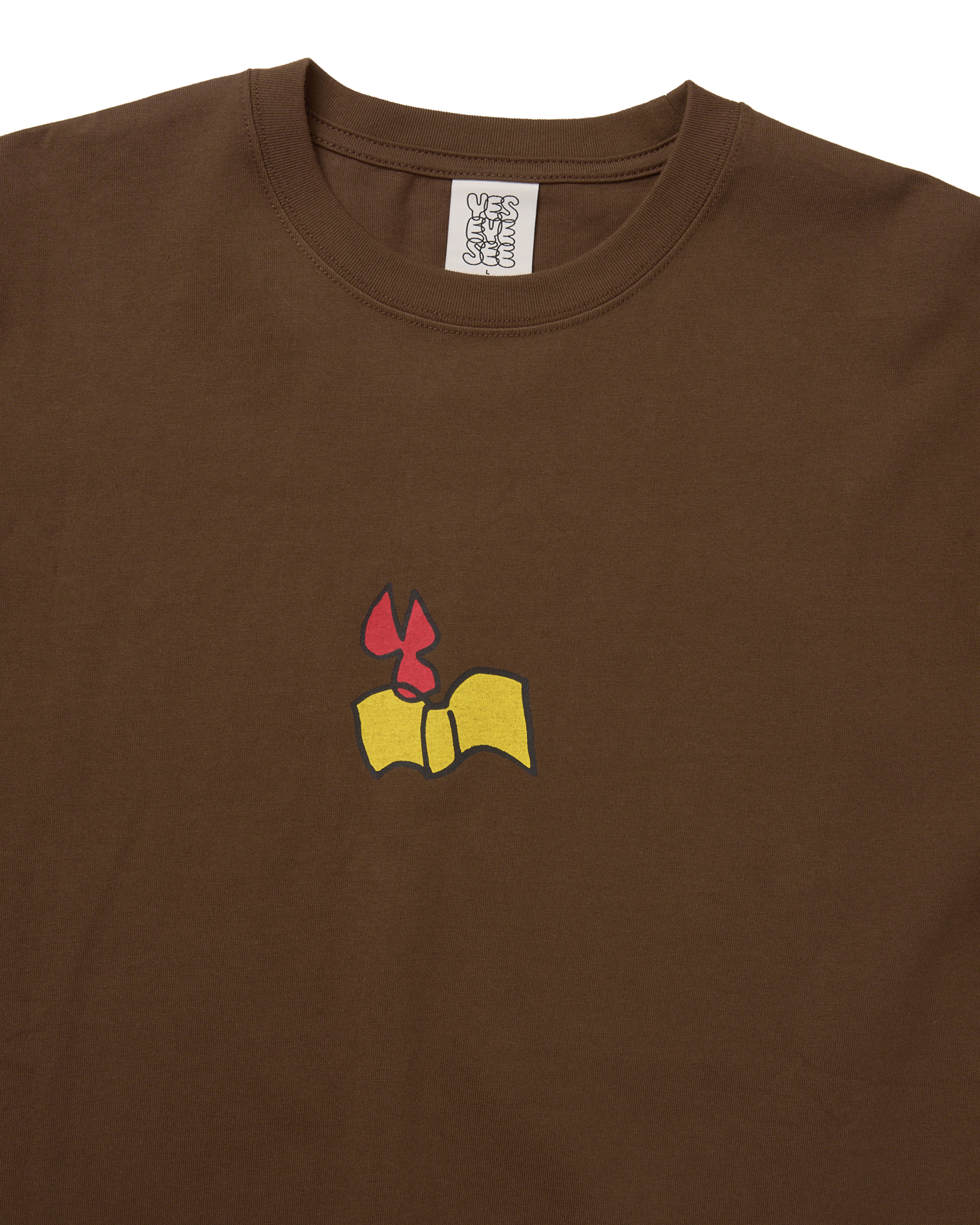 yeseyesee - Corner Reader Tee (Brown) product image 3 | TRAB K-Fashion Australia