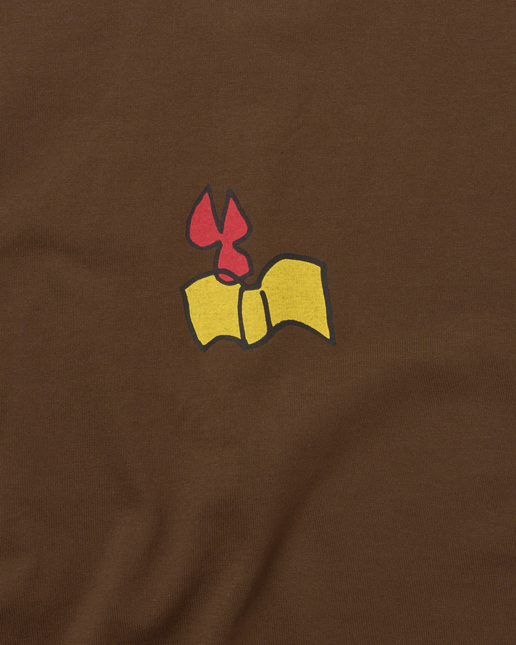 yeseyesee - Corner Reader Tee (Brown) product image 4 | TRAB K-Fashion Australia