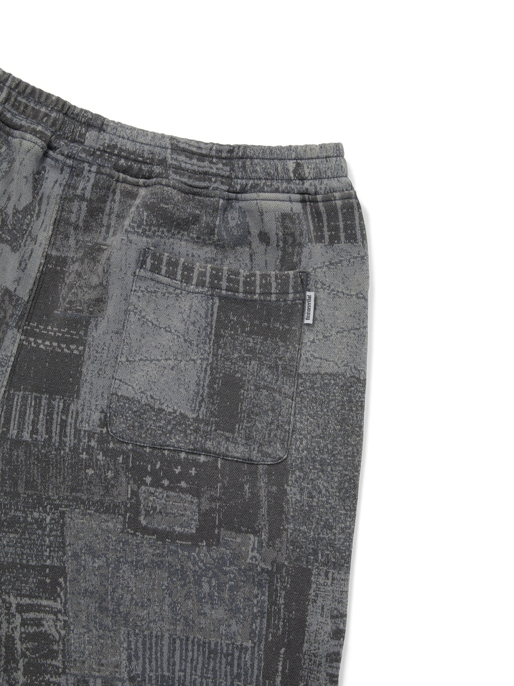 thisisneverthat - Crazy Faded Jacquard Sweatpant (Patchwork) product image 4 | TRAB K-Fashion Australia