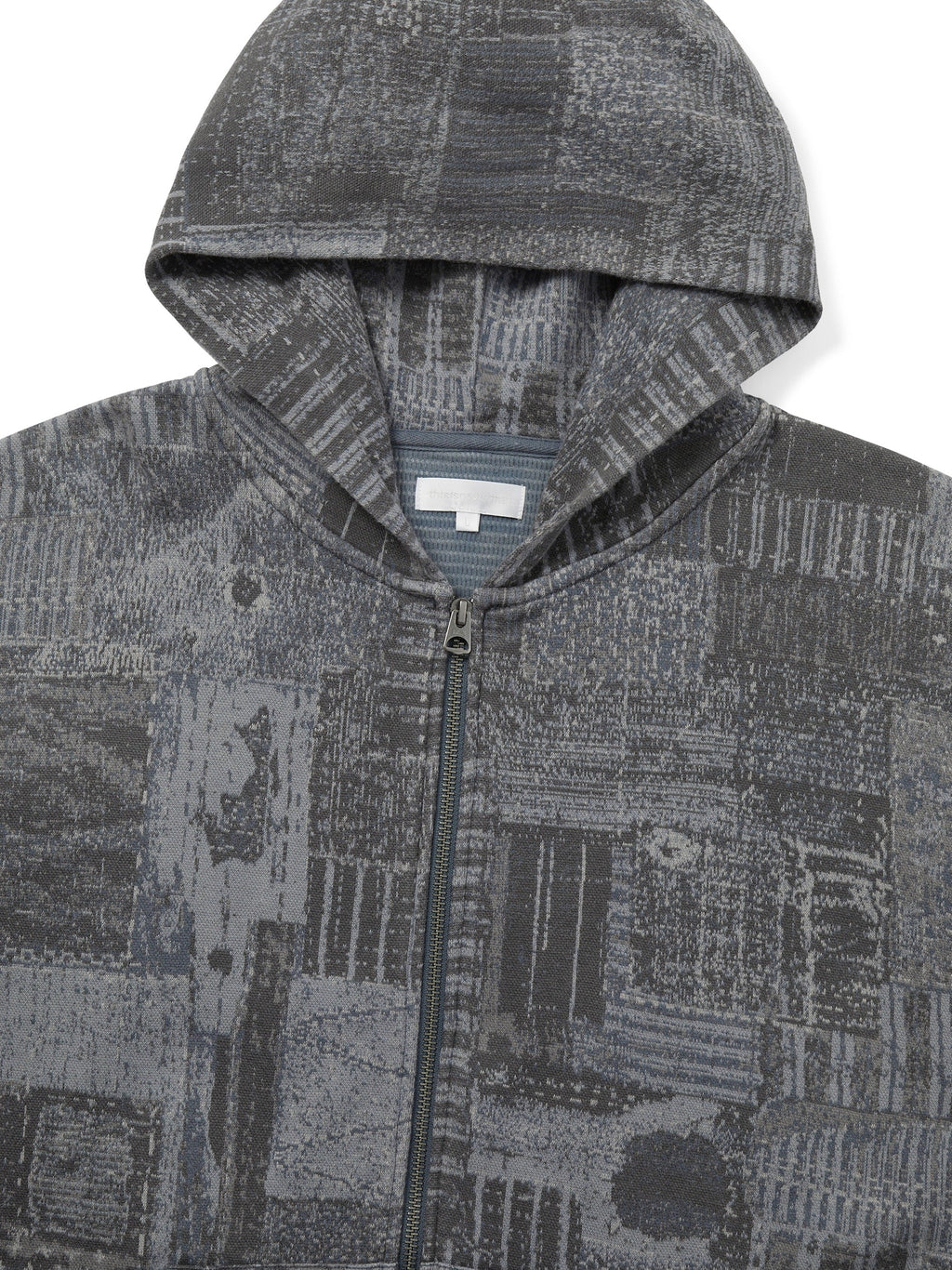 thisisneverthat - Crazy Faded Thermal Zip Up Hoodie (Patchwork) product image 2 | TRAB K-Fashion Australia