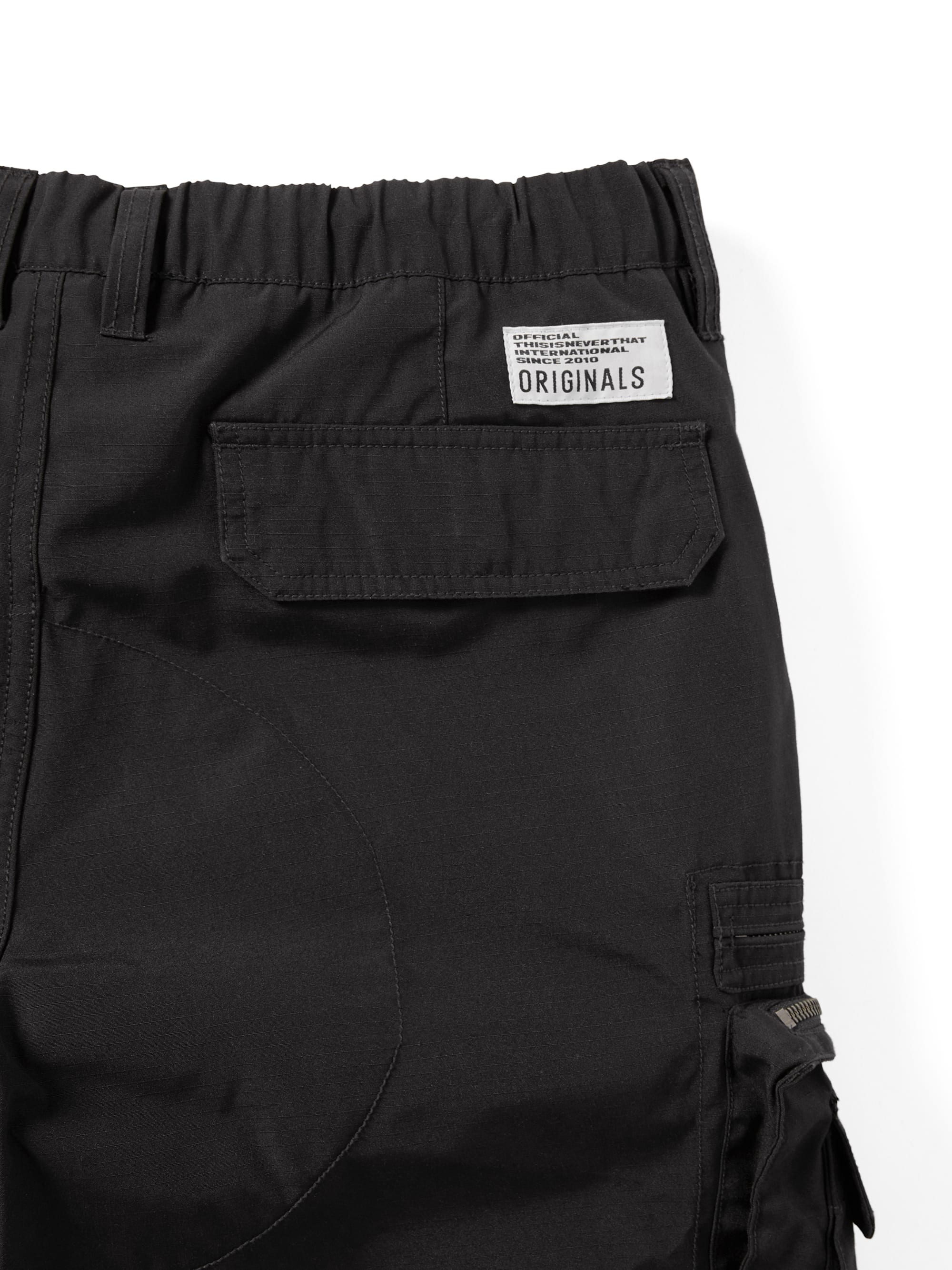 thisisneverthat - Crazy Multi Zip Pant (Black) product image 3 | TRAB K-Fashion Australia