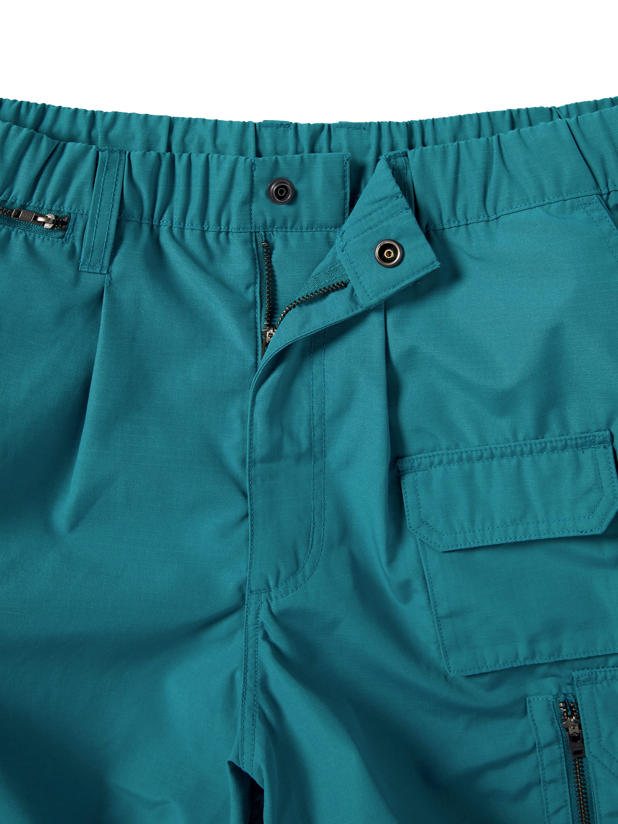 thisisneverthat - Crazy Multi Zip Pant (Turquoise) product image 2 | TRAB K-Fashion Australia