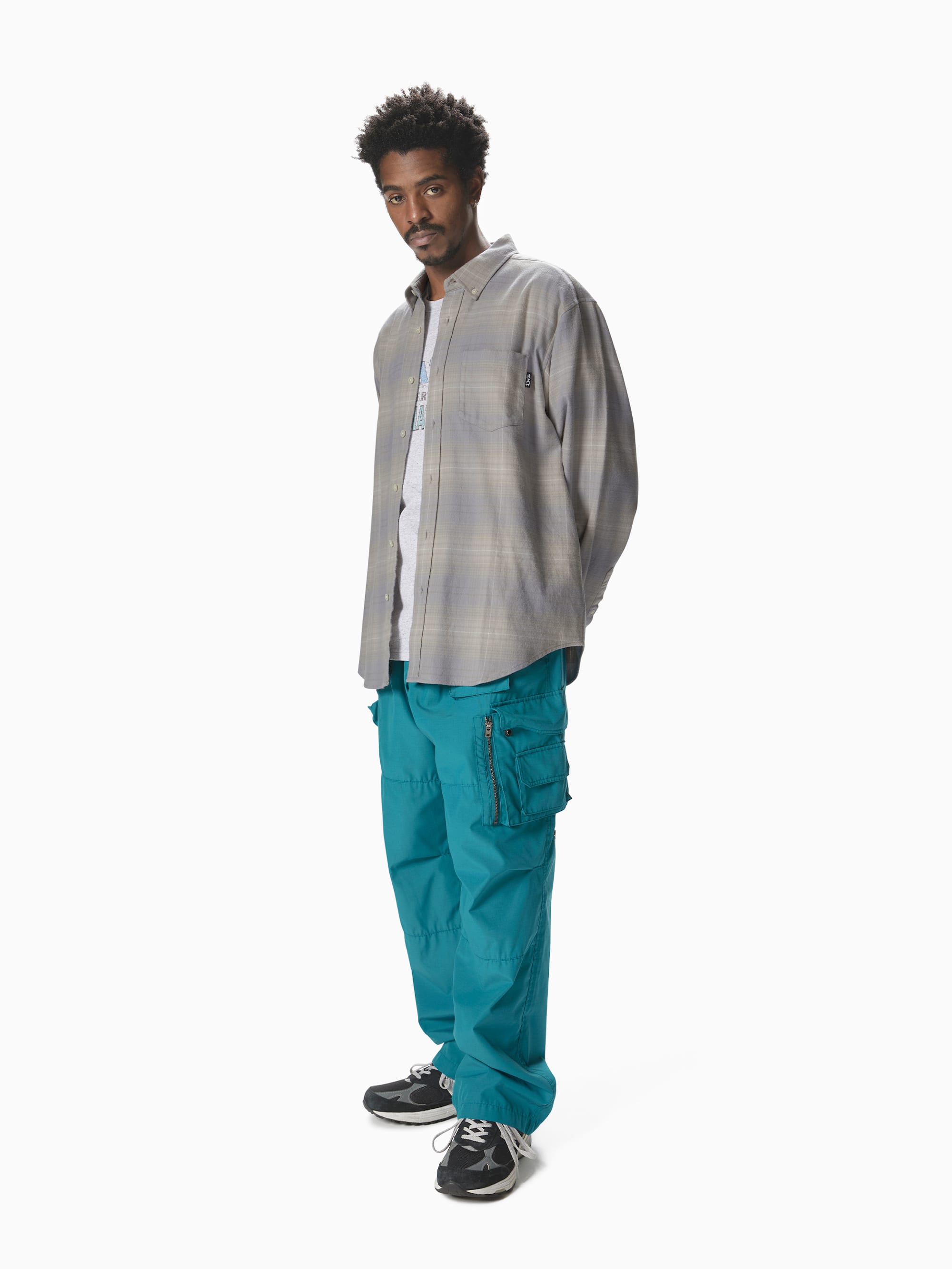 thisisneverthat - Crazy Multi Zip Pant (Turquoise) product image 5 | TRAB K-Fashion Australia