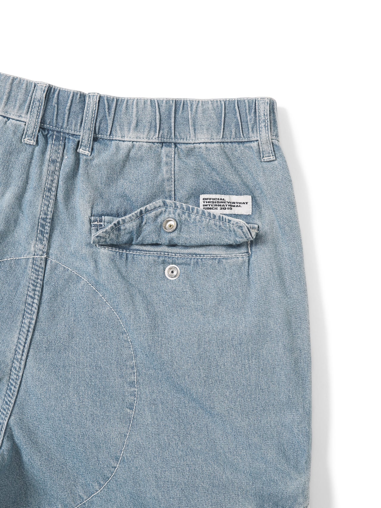 thisisneverthat - Crazy Multi Zip Pant Washed (Blue) product image 4 | TRAB K-Fashion Australia