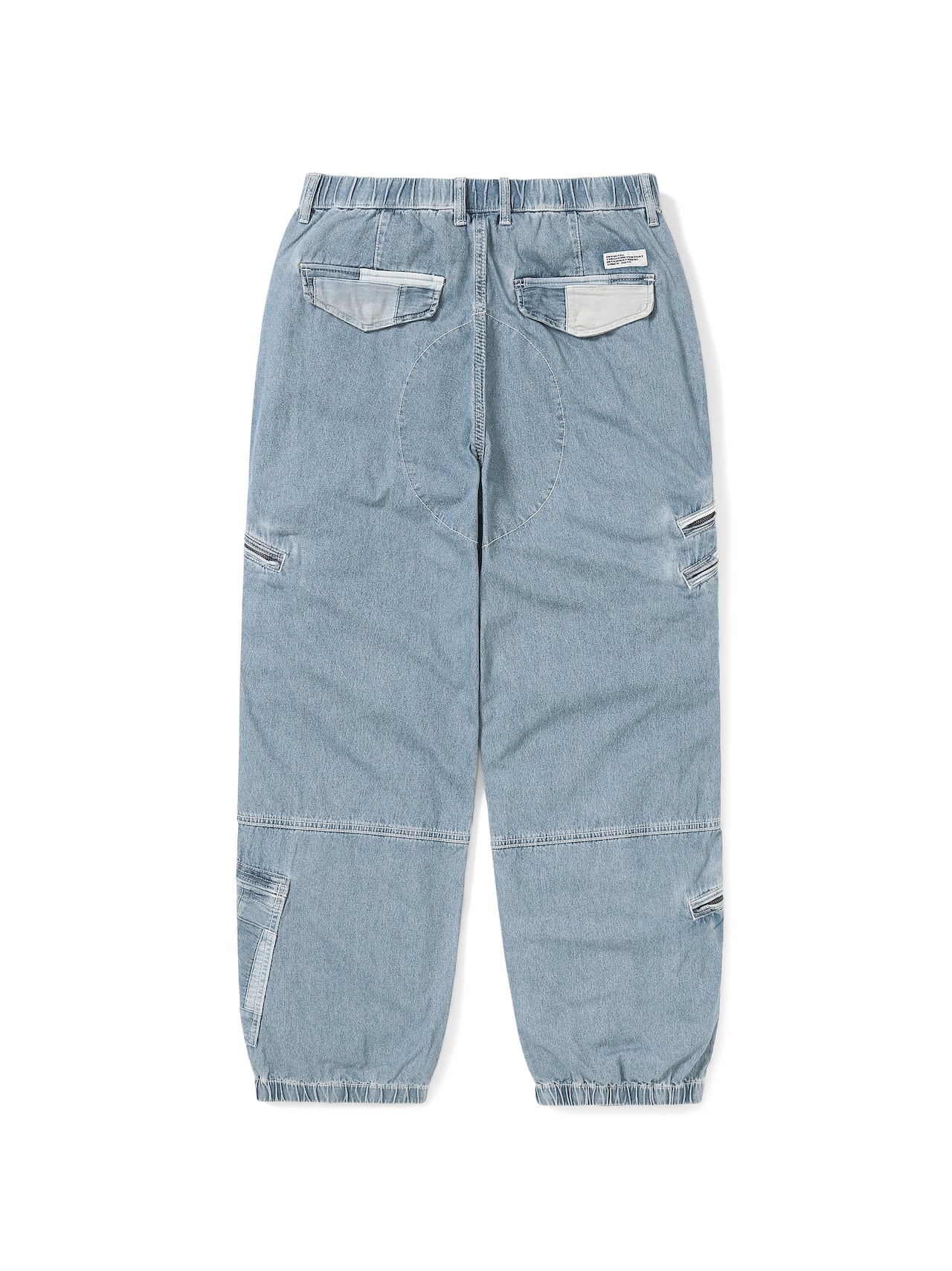 thisisneverthat - Crazy Multi Zip Pant Washed (Blue) product image 6 | TRAB K-Fashion Australia