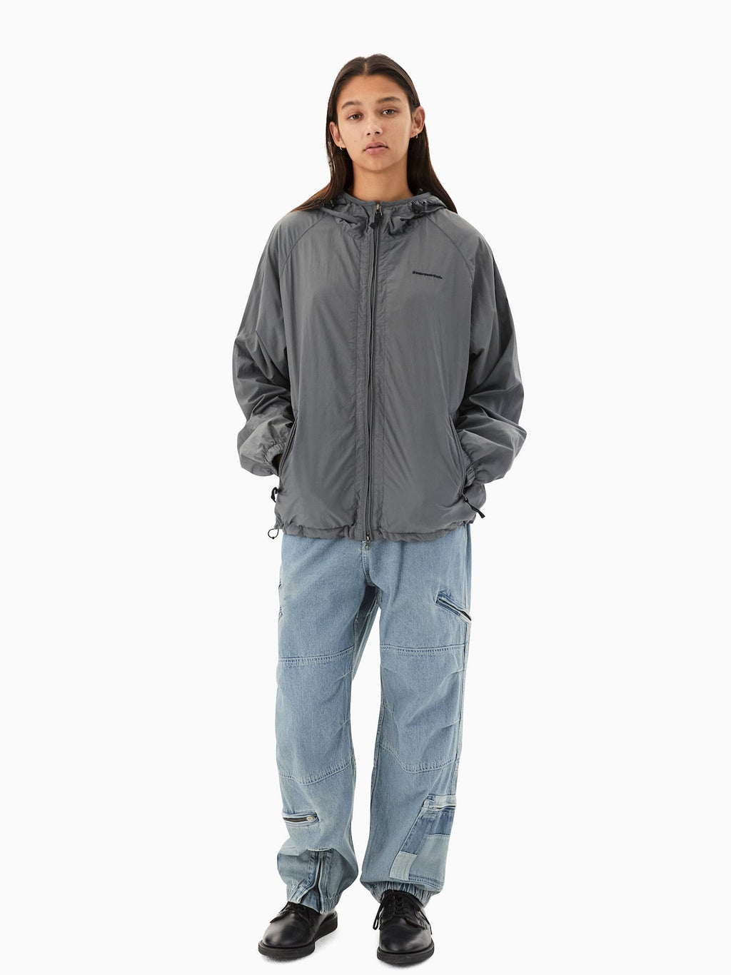 thisisneverthat - Crazy Multi Zip Pant Washed (Blue) product image 7 | TRAB K-Fashion Australia