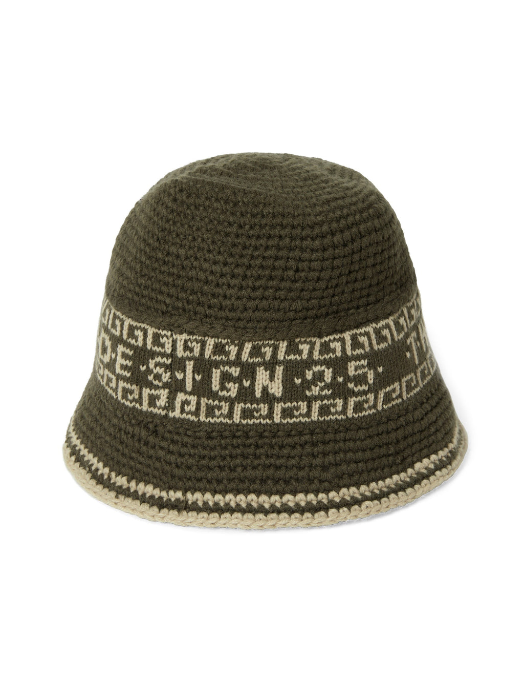 thisisneverthat - Crochet Bucket Hat (Olive) product image 3 | TRAB K-Fashion Australia