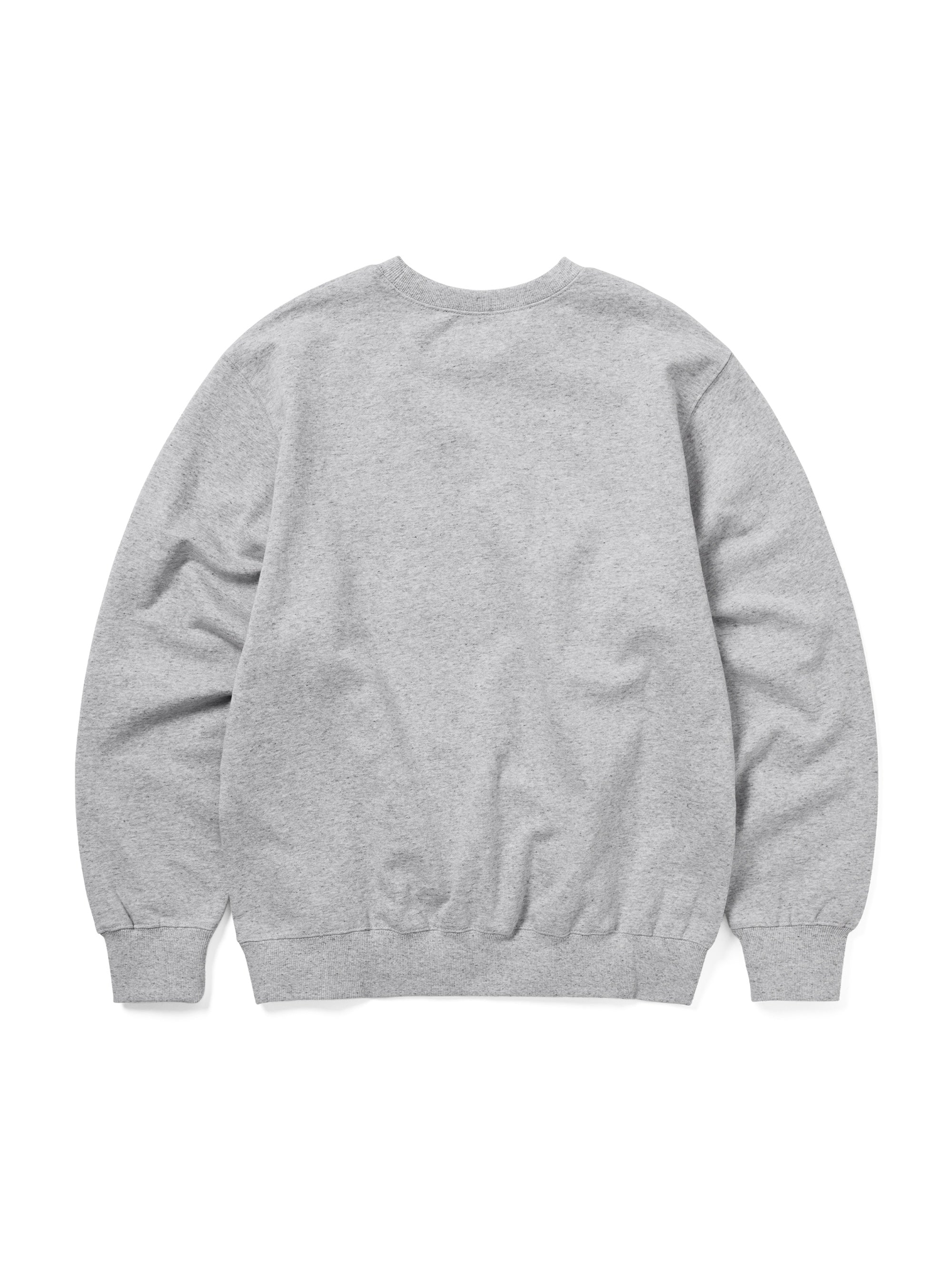 thisisneverthat - Cross Stitched Crewneck (Heather Grey) product image 3 | TRAB K-Fashion Australia