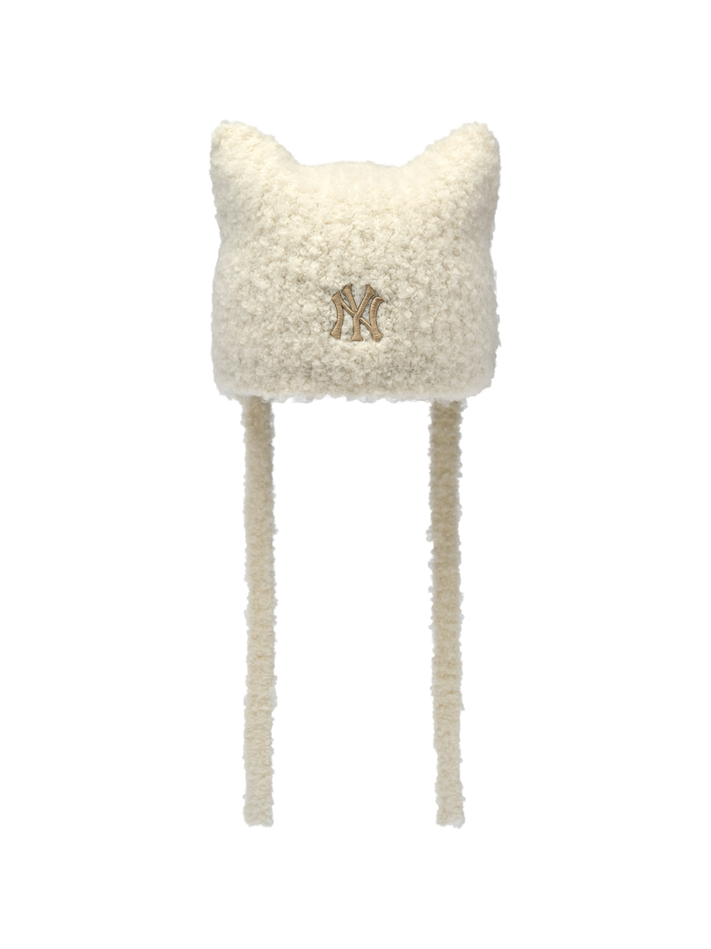 MLB Korea - MLB Meow Earflap Beanie New York Yankees (Cream) product image 1 | TRAB K-Fashion Australia