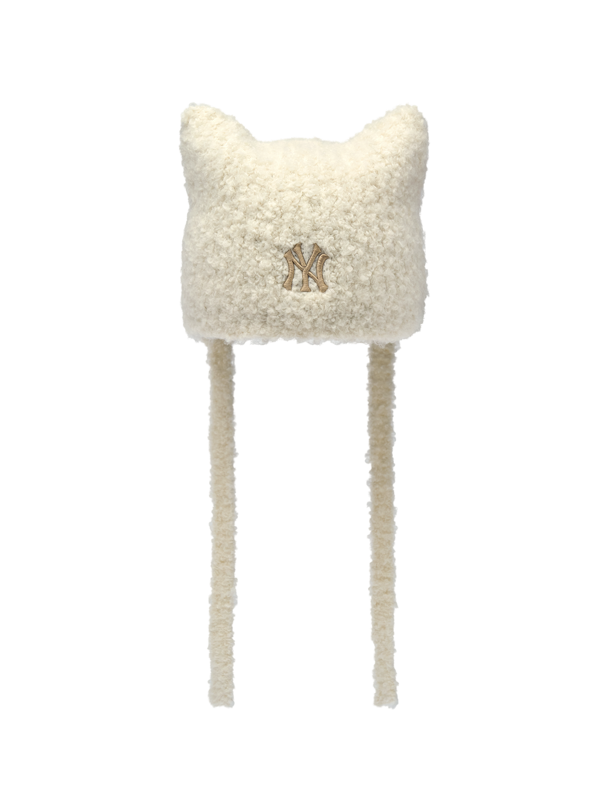 MLB Korea - MLB Meow Earflap Beanie New York Yankees (Cream) product image 1 | TRAB K-Fashion Australia