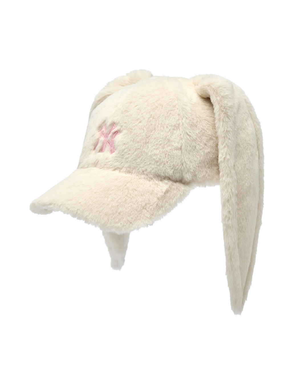 MLB Korea - MLB Bunny Colorful Fur Unstructured Ball Cap New York Yankees (Cream) product image 2 | TRAB K-Fashion Australia