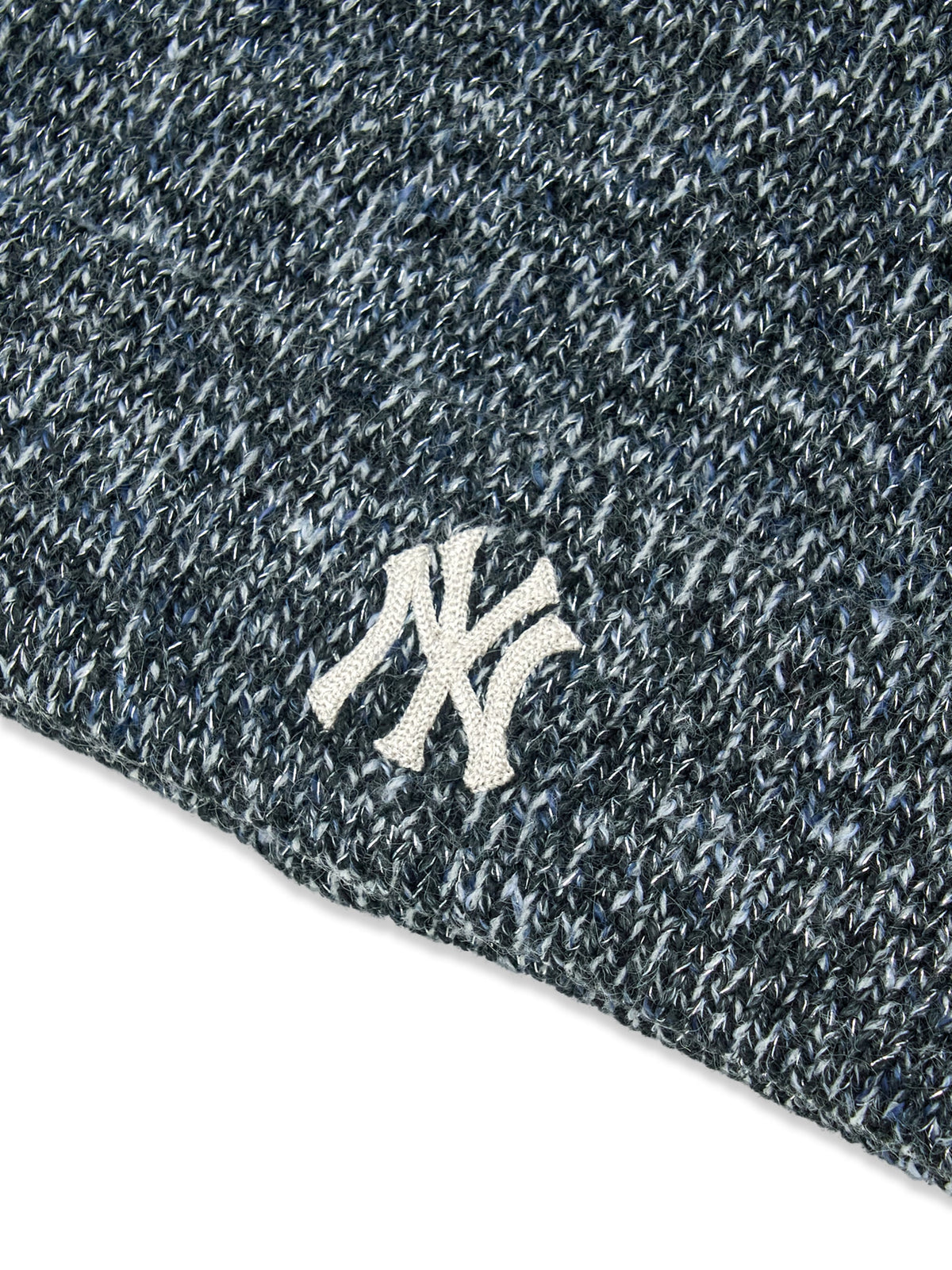 MLB Korea - MLB Loose Fit Melange Meow Beanie New York Yankees (Black) product image 4 | TRAB K-Fashion Australia